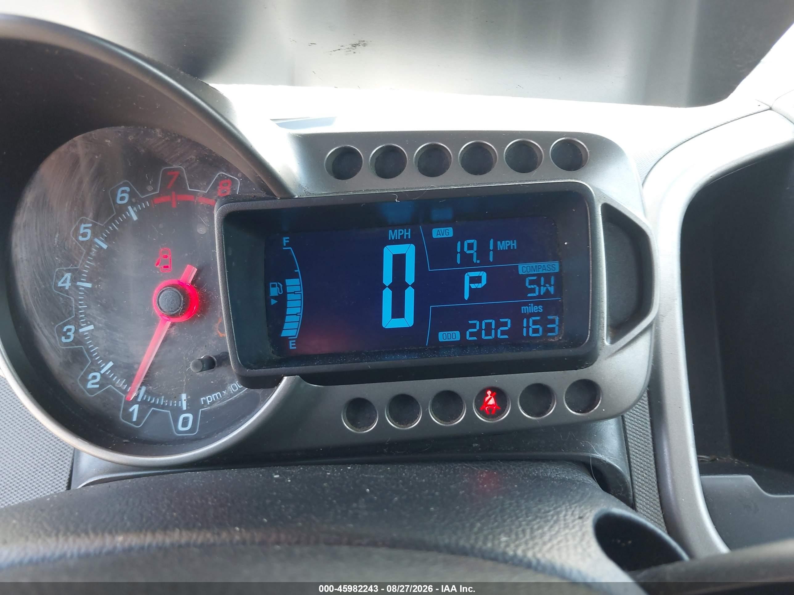 2013 Chevrolet Sonic Lt Auto Silver vin: 1G1JC6SH5D4175305