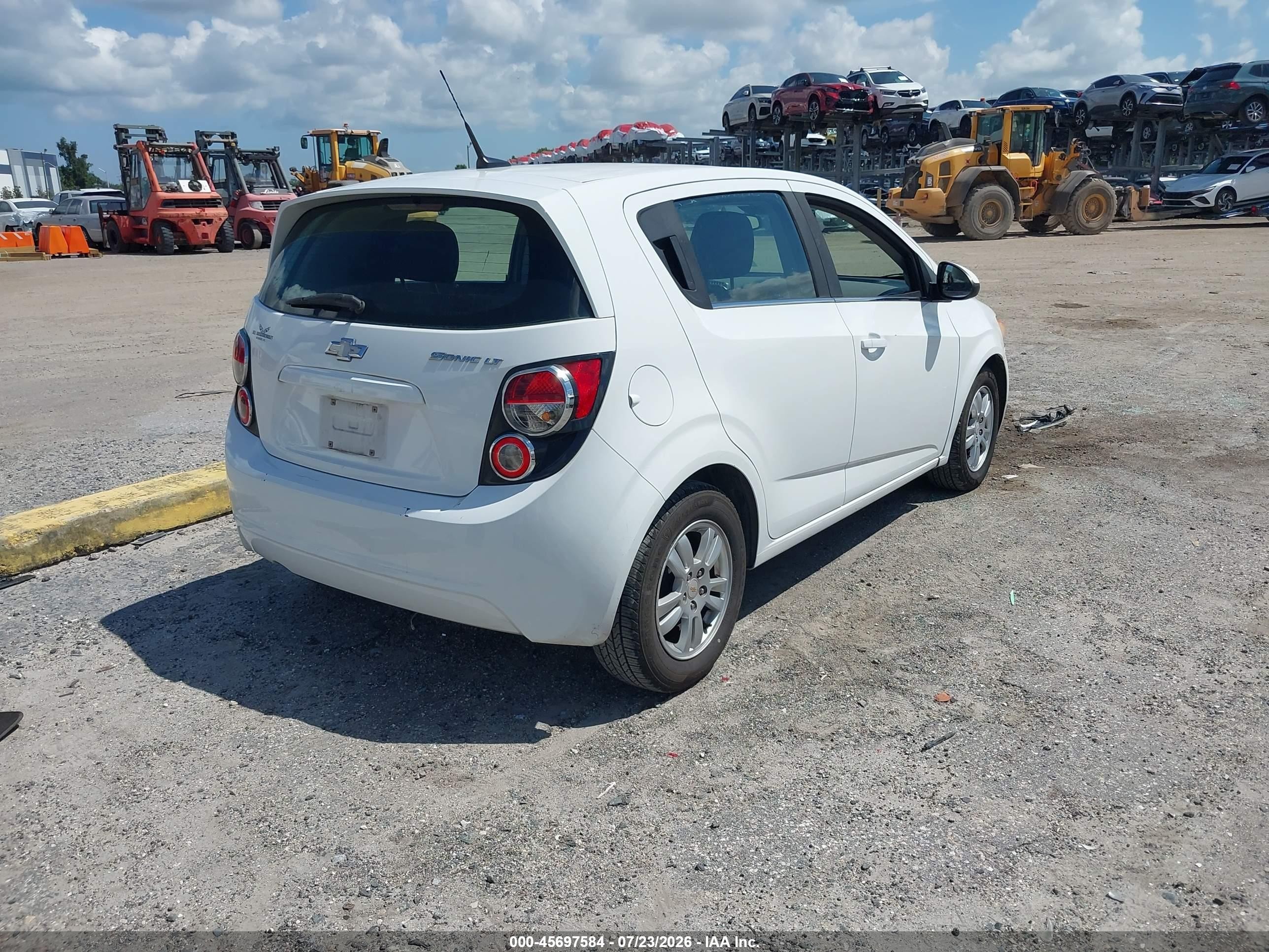 2012 Chevrolet Sonic 2lt White vin: 1G1JC6SH6C4174534