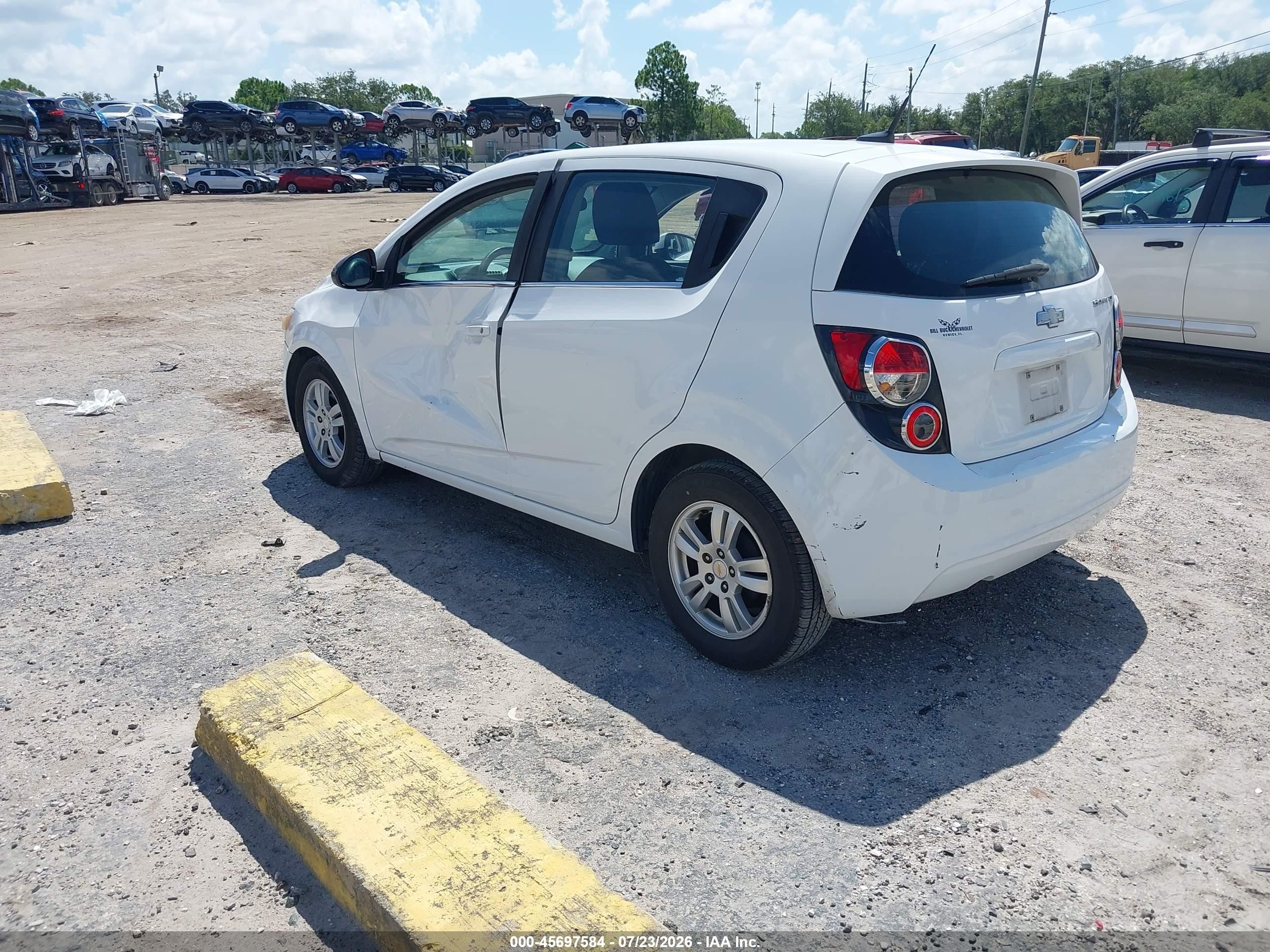 2012 Chevrolet Sonic 2lt White vin: 1G1JC6SH6C4174534