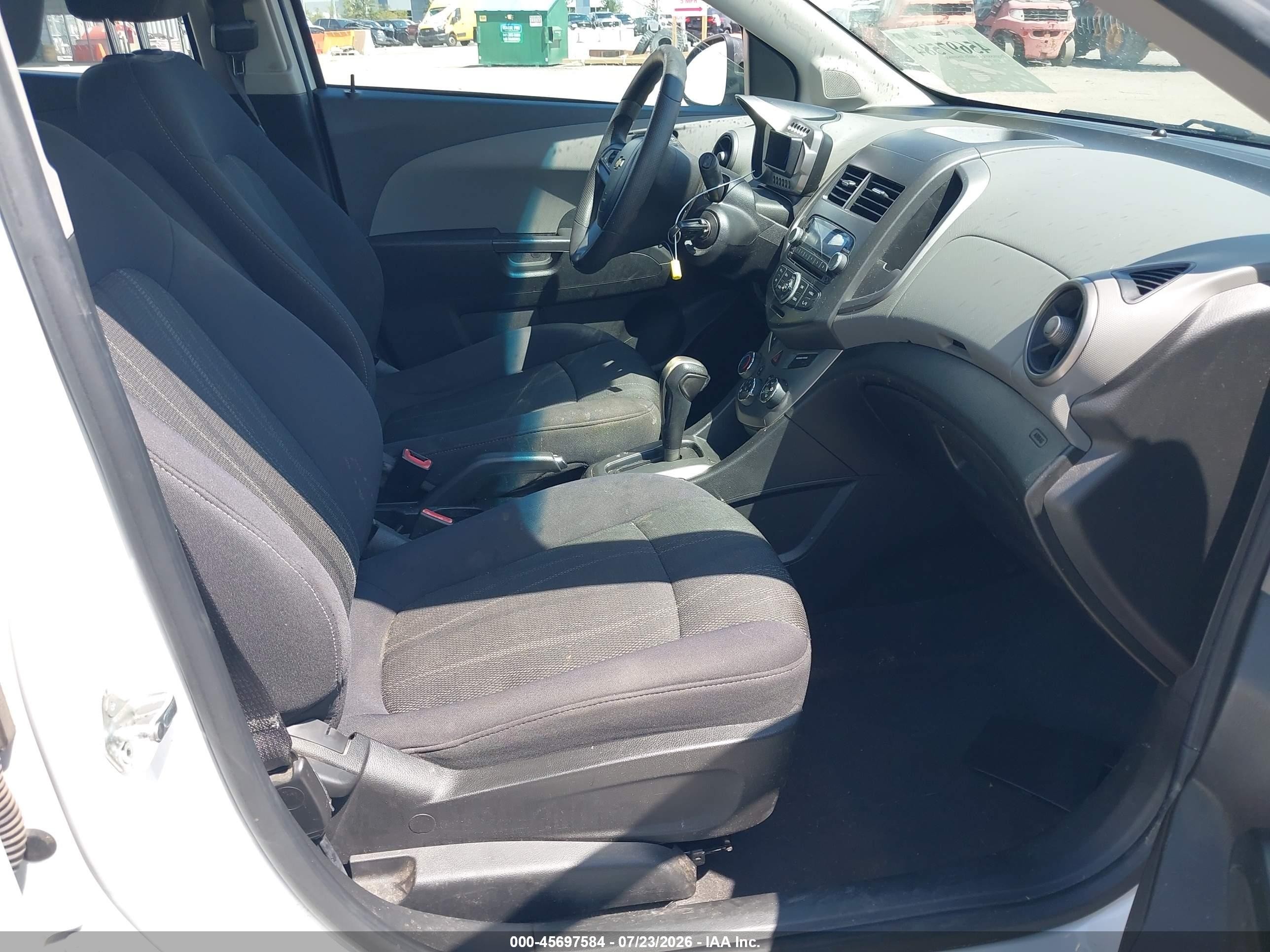 2012 Chevrolet Sonic 2lt White vin: 1G1JC6SH6C4174534
