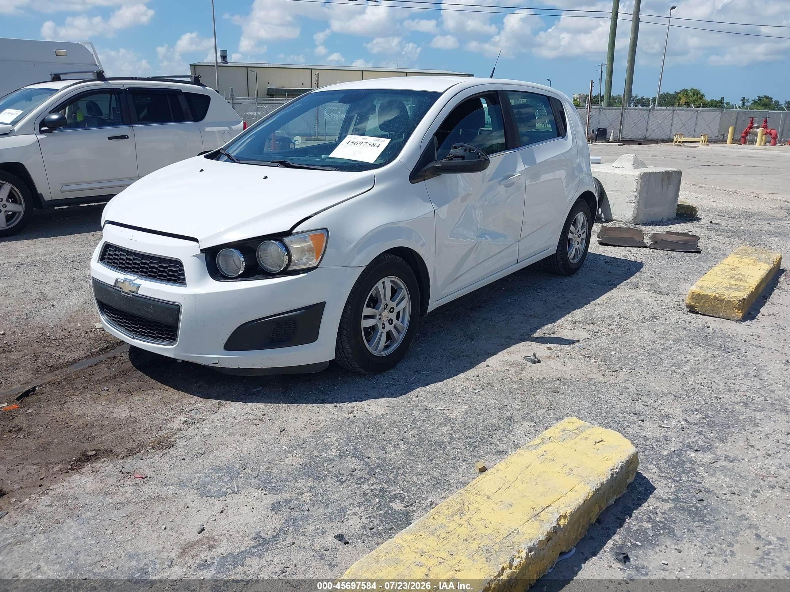 2012 Chevrolet Sonic 2lt White vin: 1G1JC6SH6C4174534