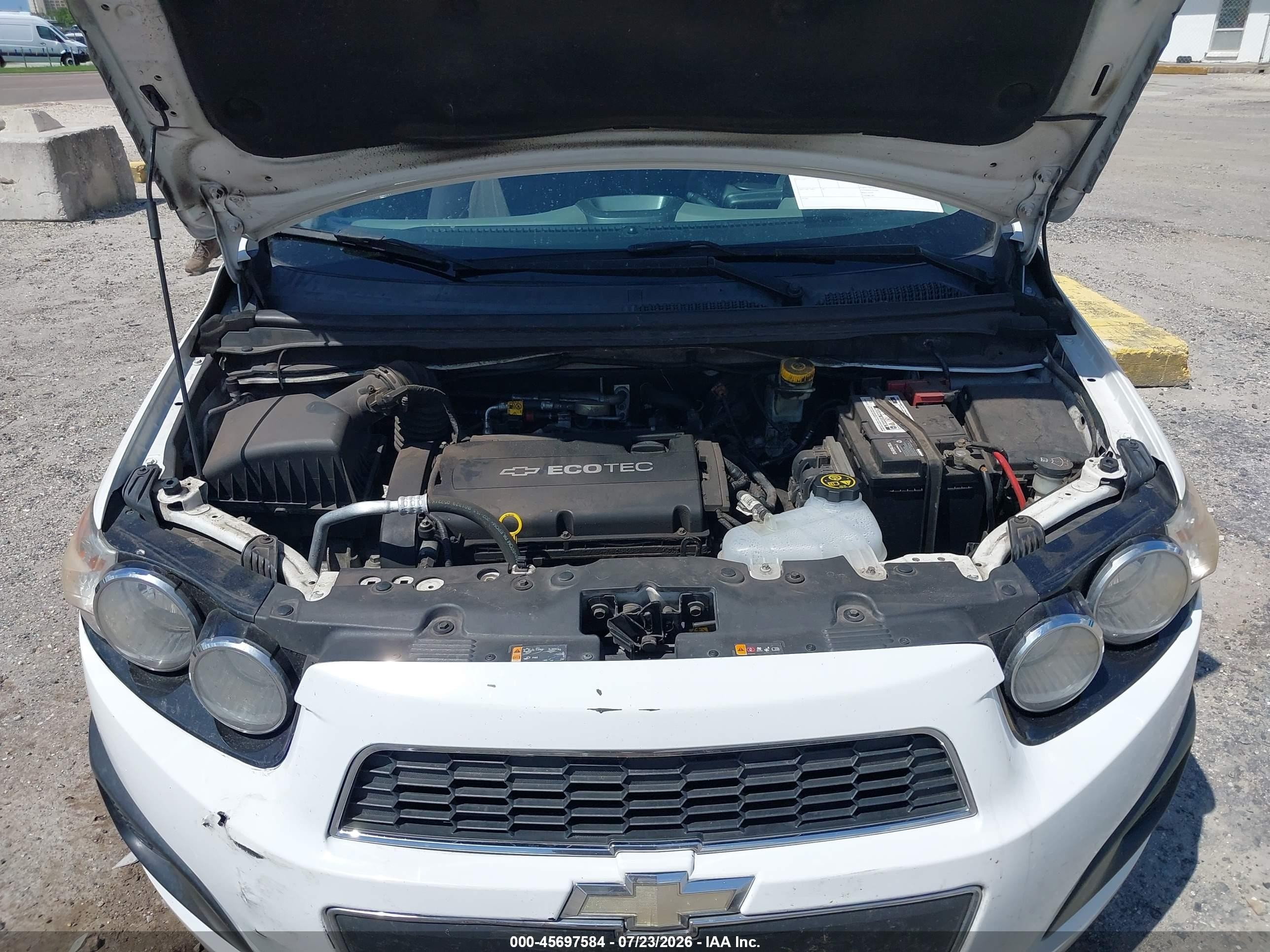 2012 Chevrolet Sonic 2lt White vin: 1G1JC6SH6C4174534