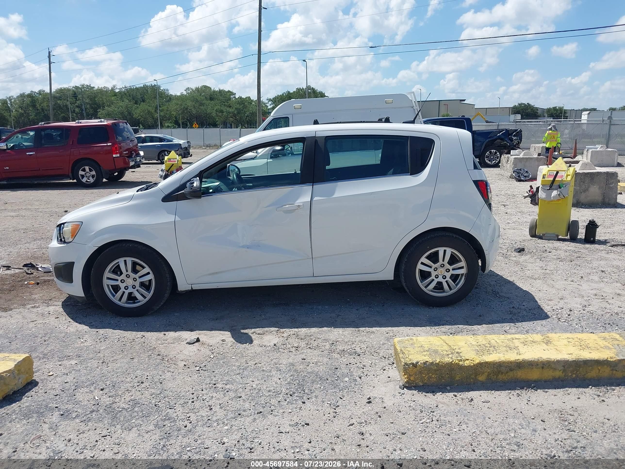 2012 Chevrolet Sonic 2lt White vin: 1G1JC6SH6C4174534