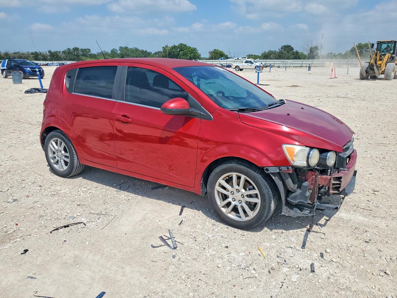 2012 Chevrolet Sonic Lt Maroon vin: 1G1JC6SH6C4182357