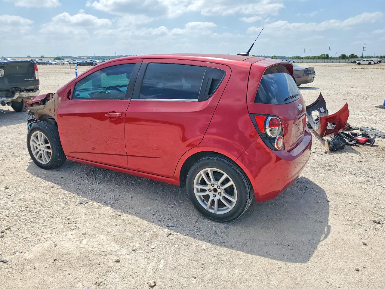 2012 Chevrolet Sonic Lt Maroon vin: 1G1JC6SH6C4182357