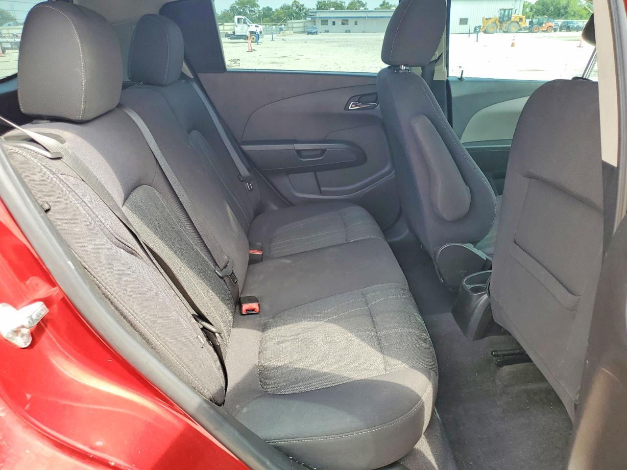 2012 Chevrolet Sonic Lt Maroon vin: 1G1JC6SH6C4182357