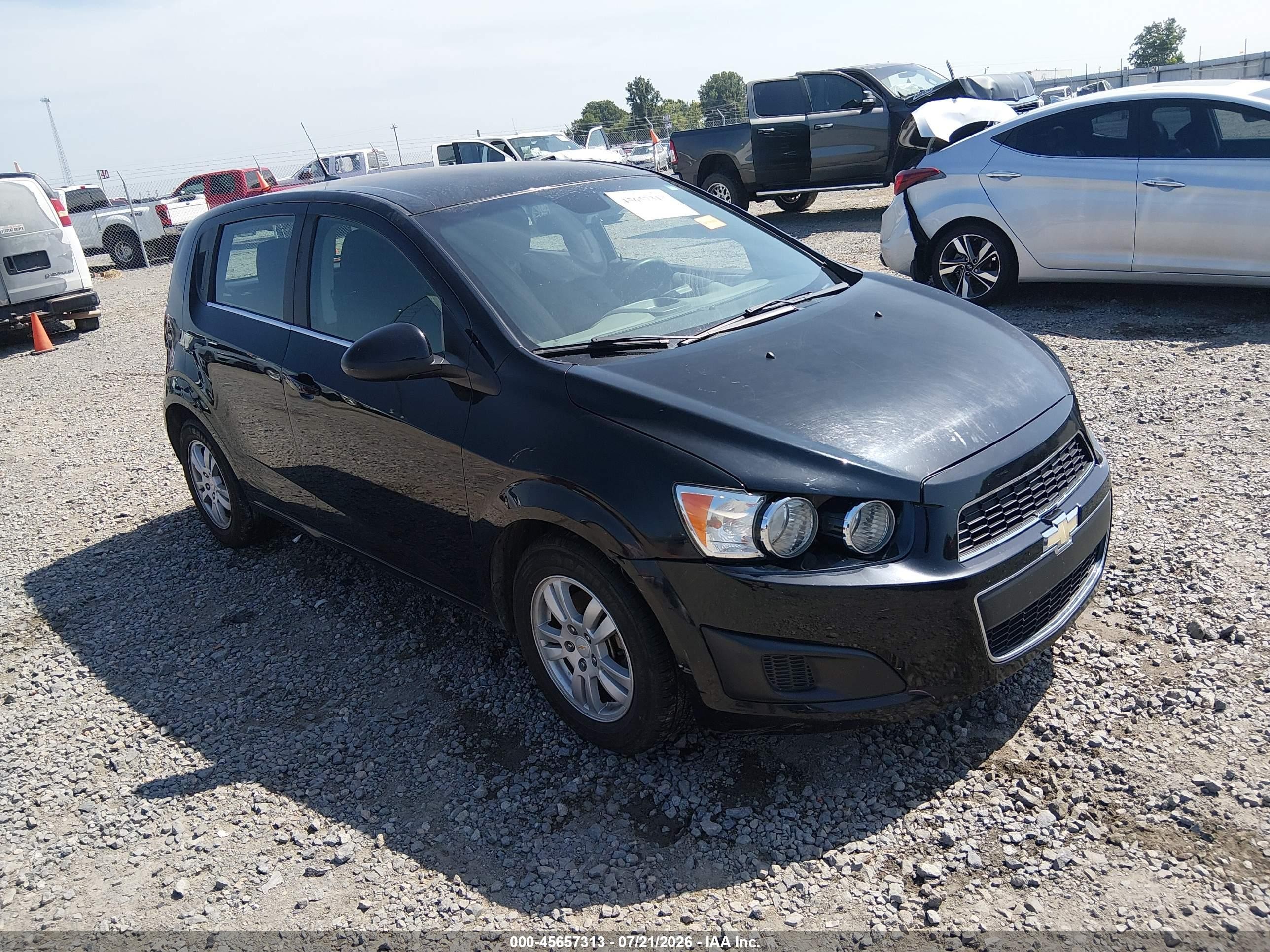 2012 Chevrolet Sonic 2lt Black vin: 1G1JC6SH6C4186912