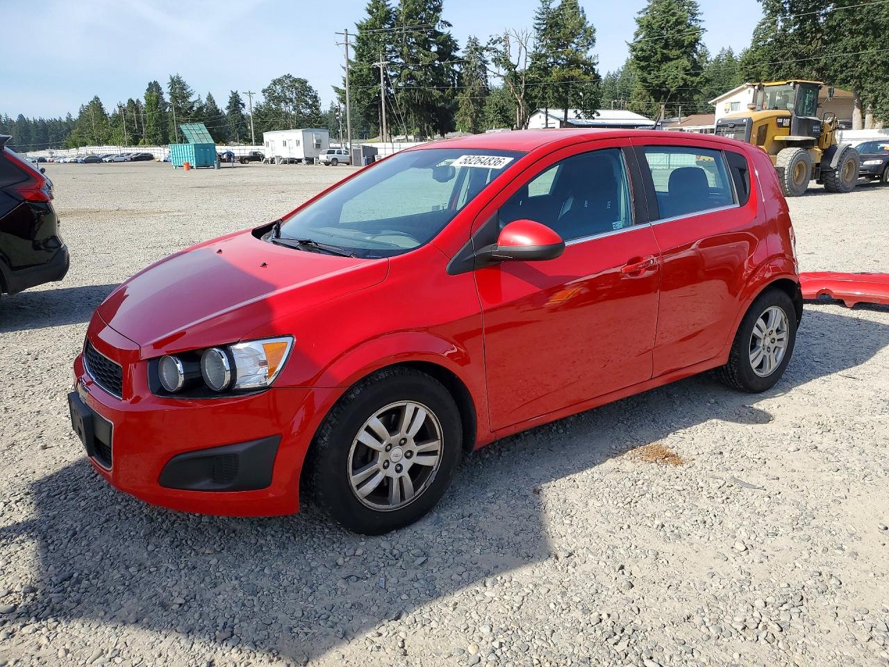 2013 Chevrolet Sonic Lt Red vin: 1G1JC6SH6D4160084