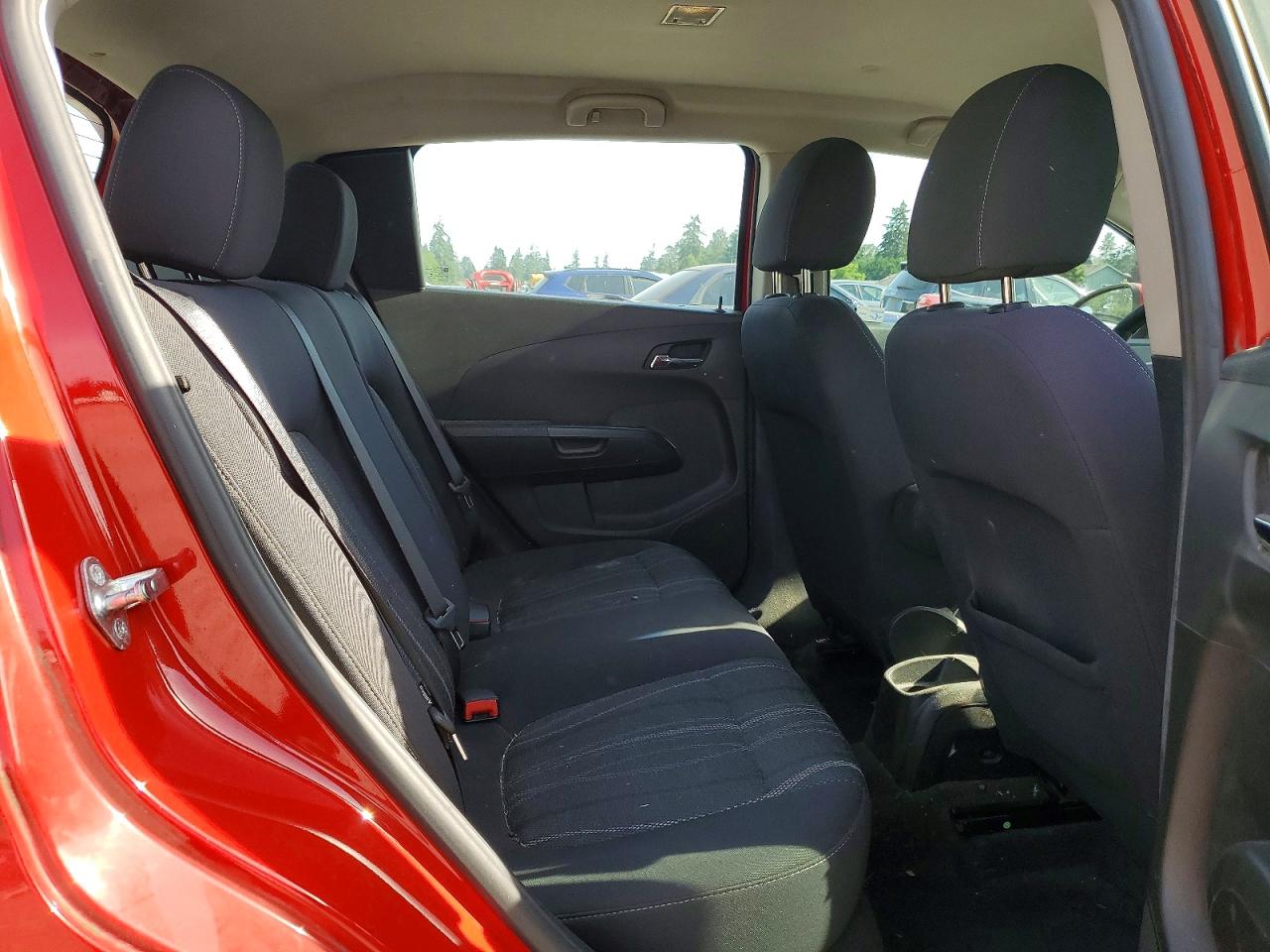 2013 Chevrolet Sonic Lt Red vin: 1G1JC6SH6D4160084