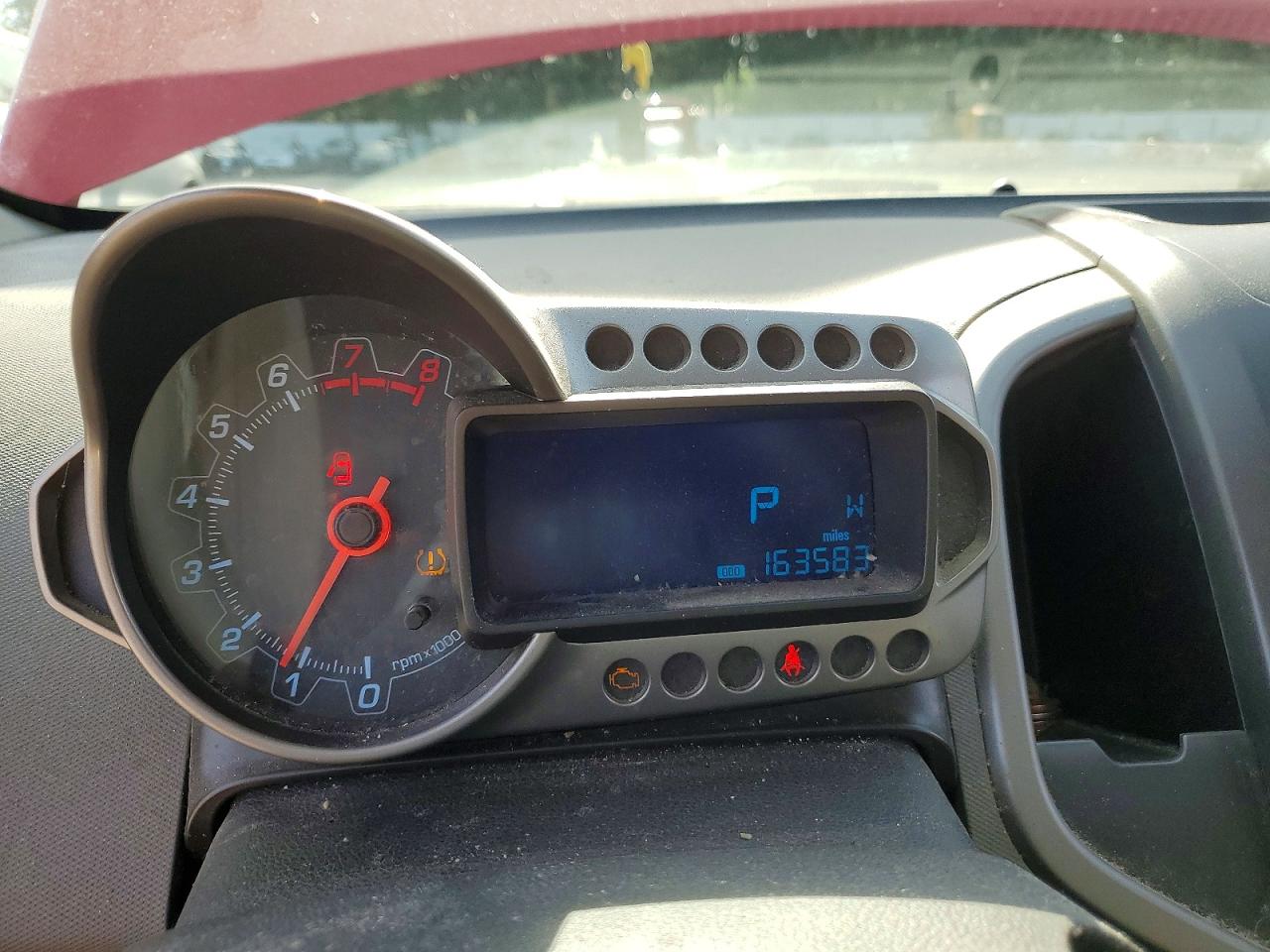 2013 Chevrolet Sonic Lt Red vin: 1G1JC6SH6D4160084