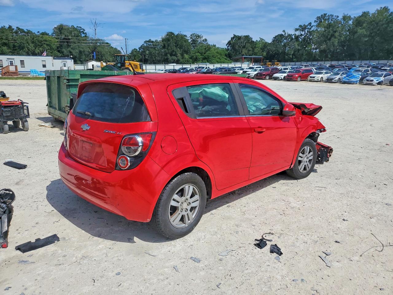 2014 Chevrolet Sonic Lt Red vin: 1G1JC6SH6E4140984