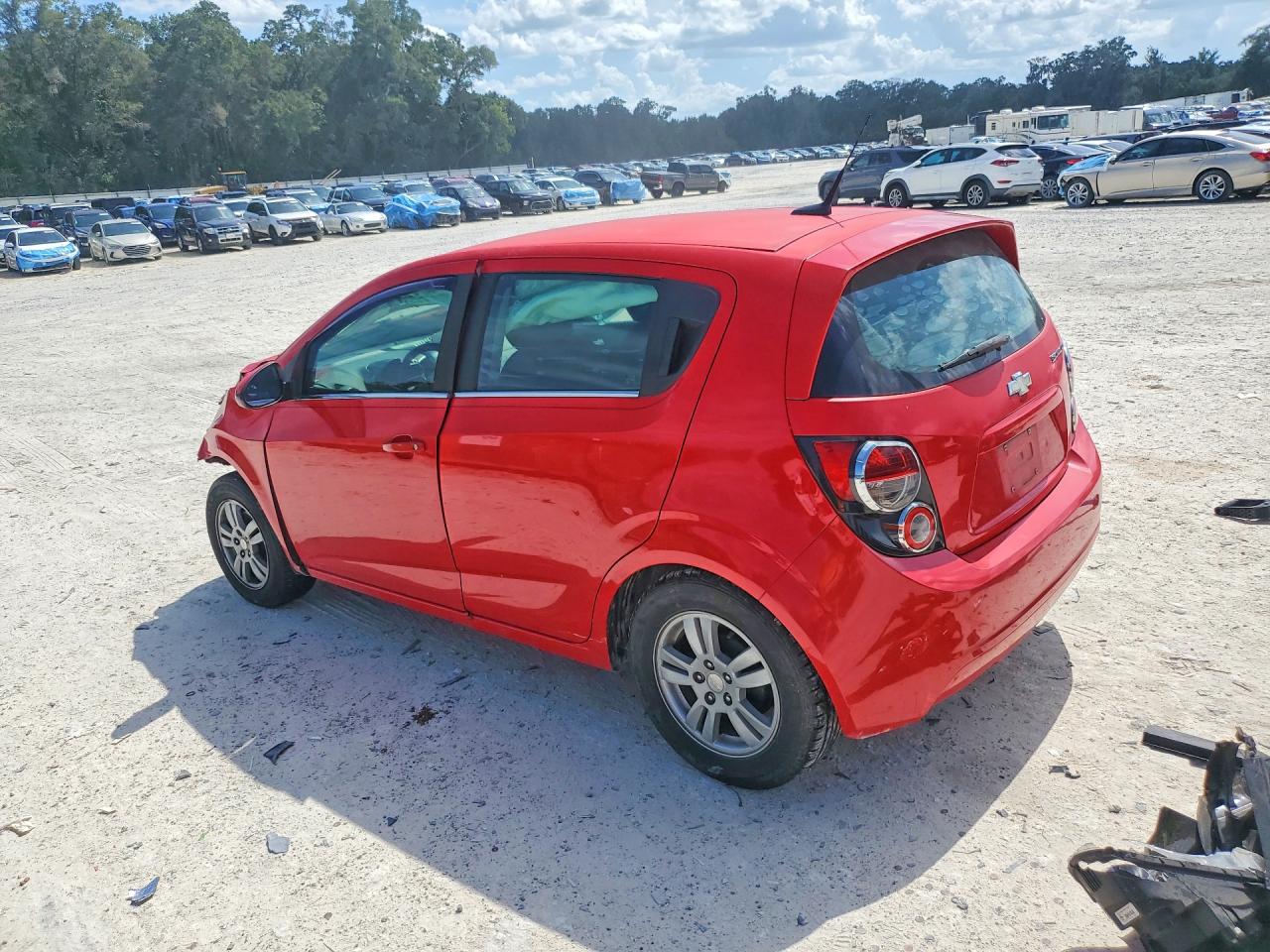 2014 Chevrolet Sonic Lt Red vin: 1G1JC6SH6E4140984