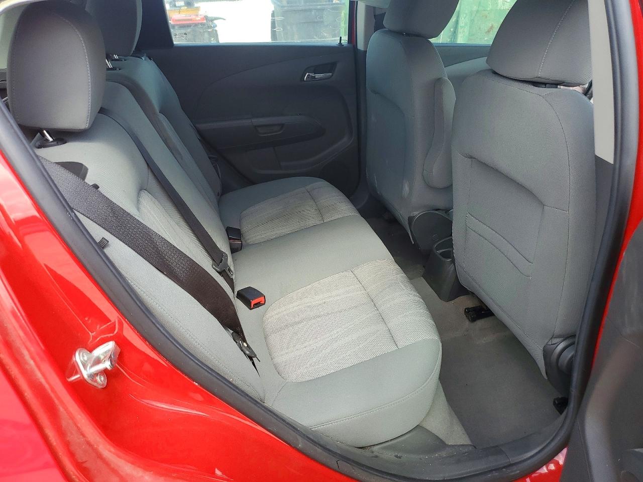 2014 Chevrolet Sonic Lt Red vin: 1G1JC6SH6E4140984