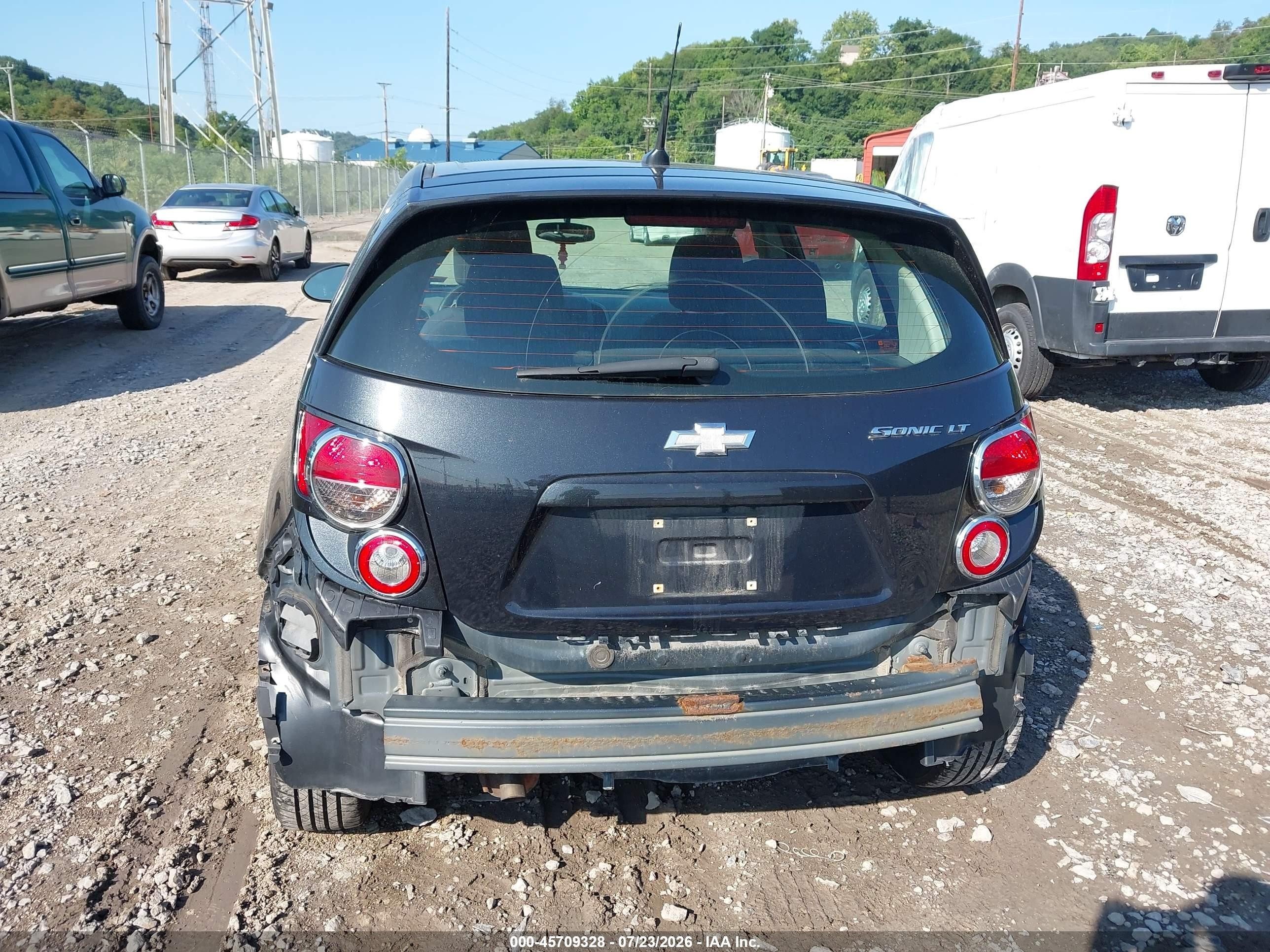 2014 Chevrolet Sonic Lt Auto Black vin: 1G1JC6SH6E4213903
