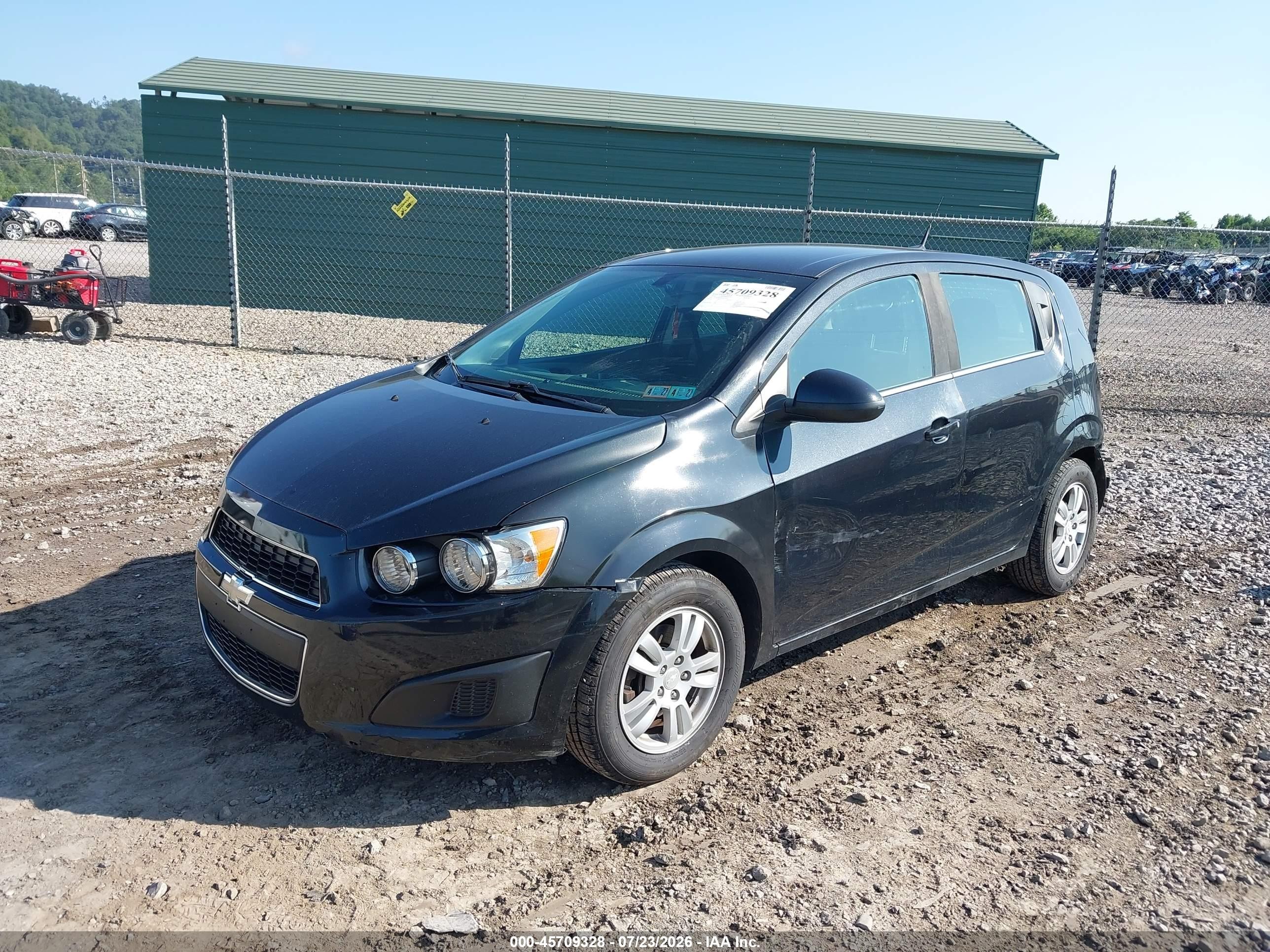 2014 Chevrolet Sonic Lt Auto Black vin: 1G1JC6SH6E4213903
