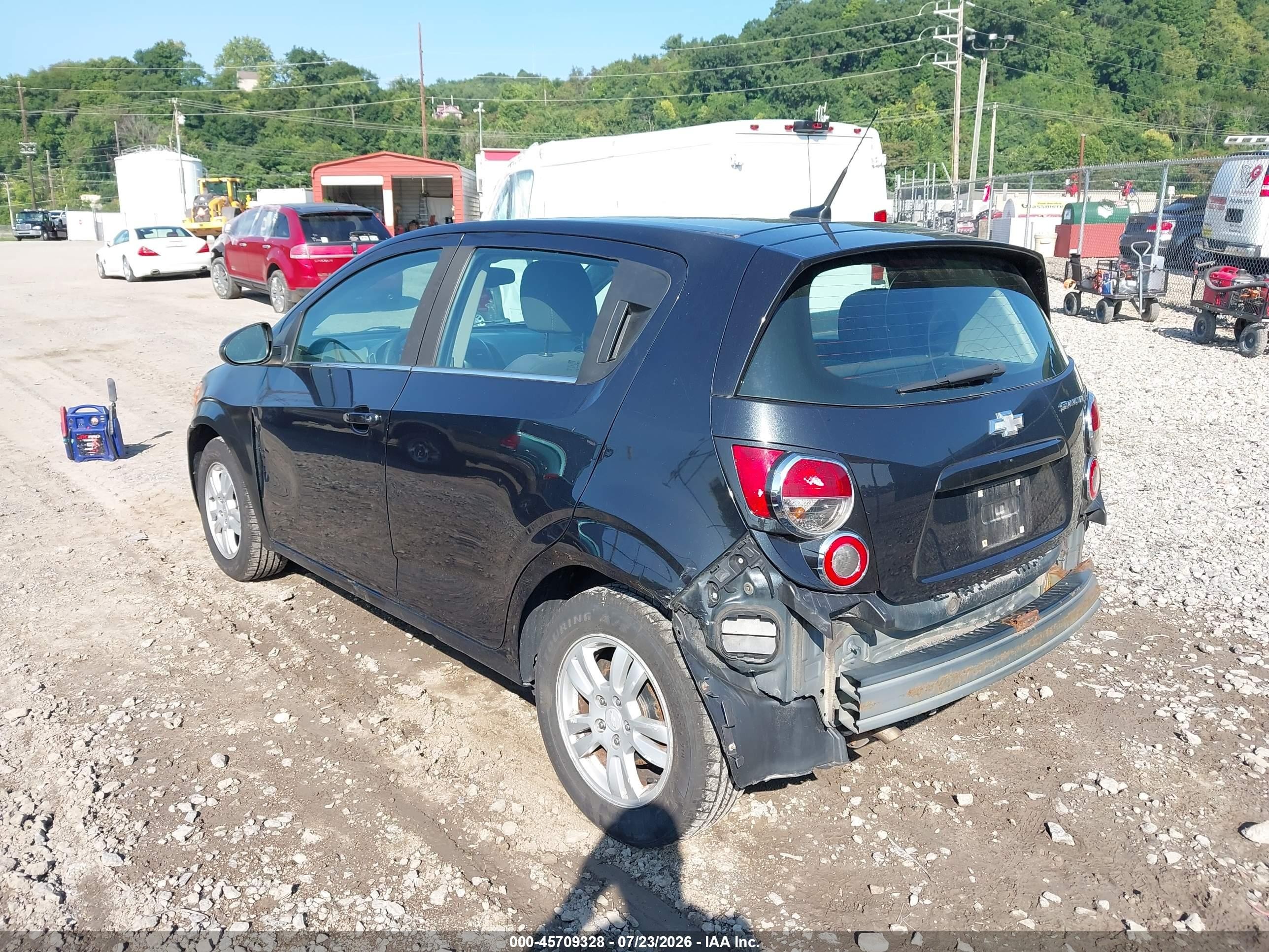 2014 Chevrolet Sonic Lt Auto Black vin: 1G1JC6SH6E4213903