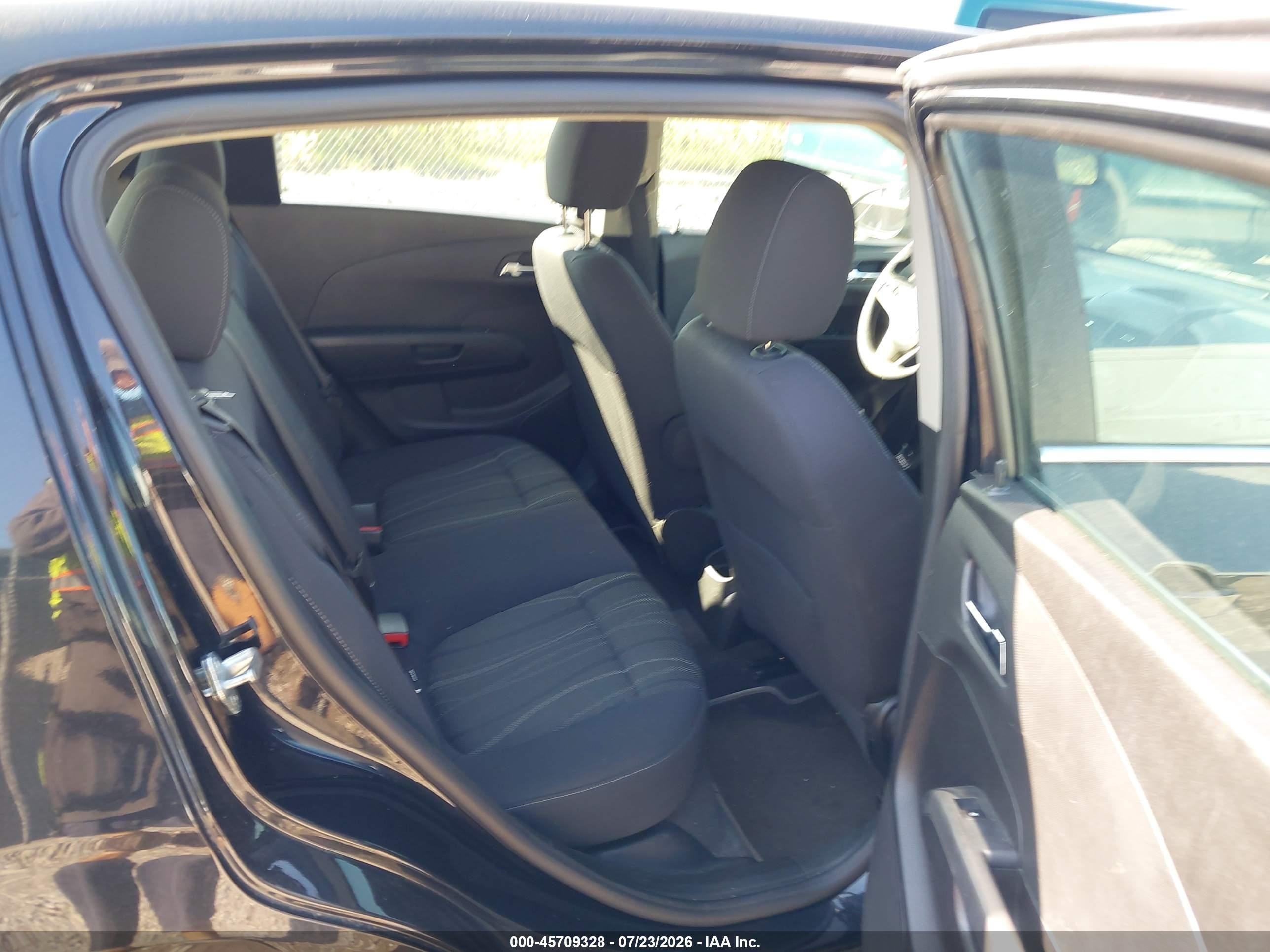 2014 Chevrolet Sonic Lt Auto Black vin: 1G1JC6SH6E4213903