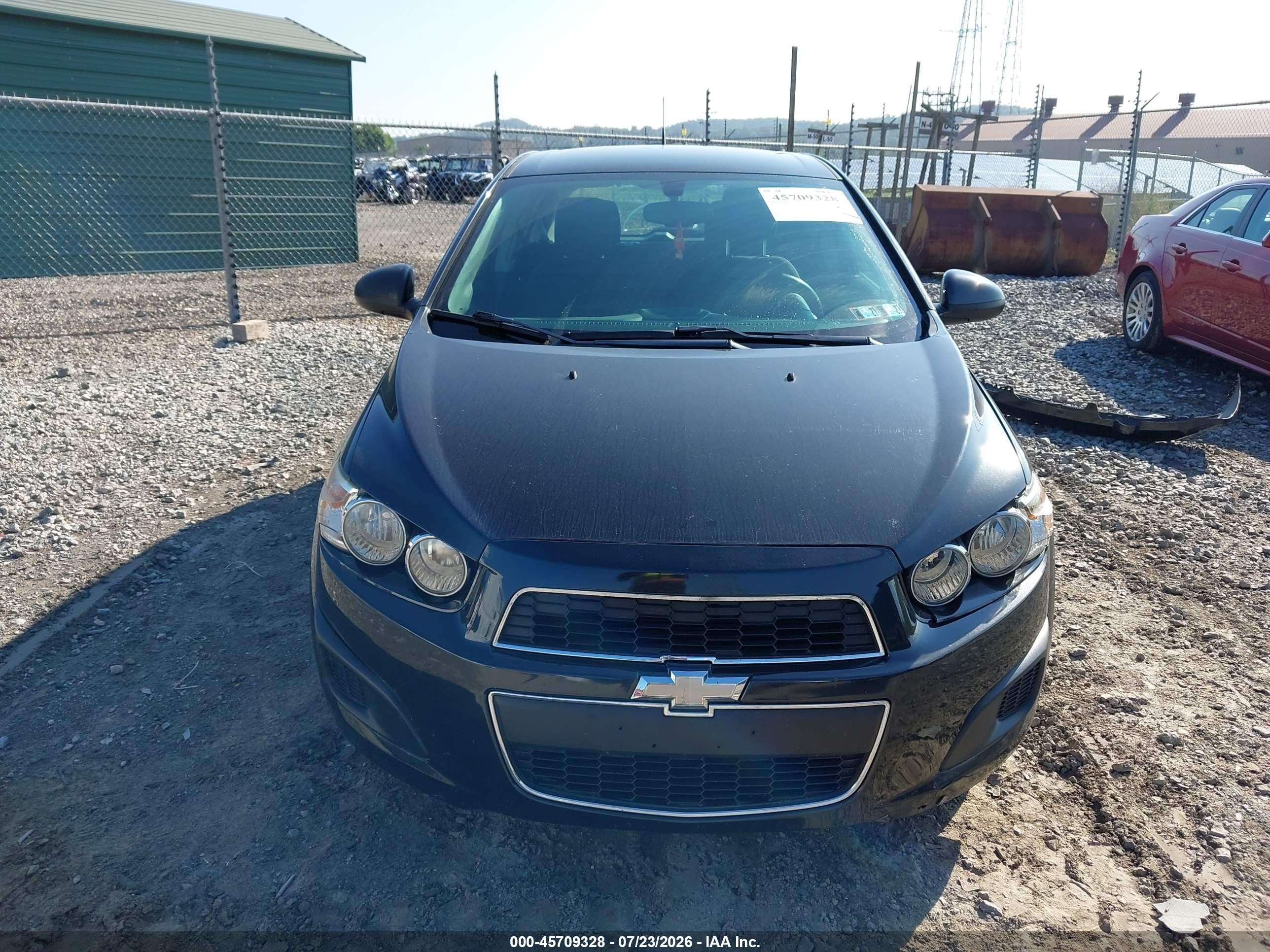 2014 Chevrolet Sonic Lt Auto Black vin: 1G1JC6SH6E4213903