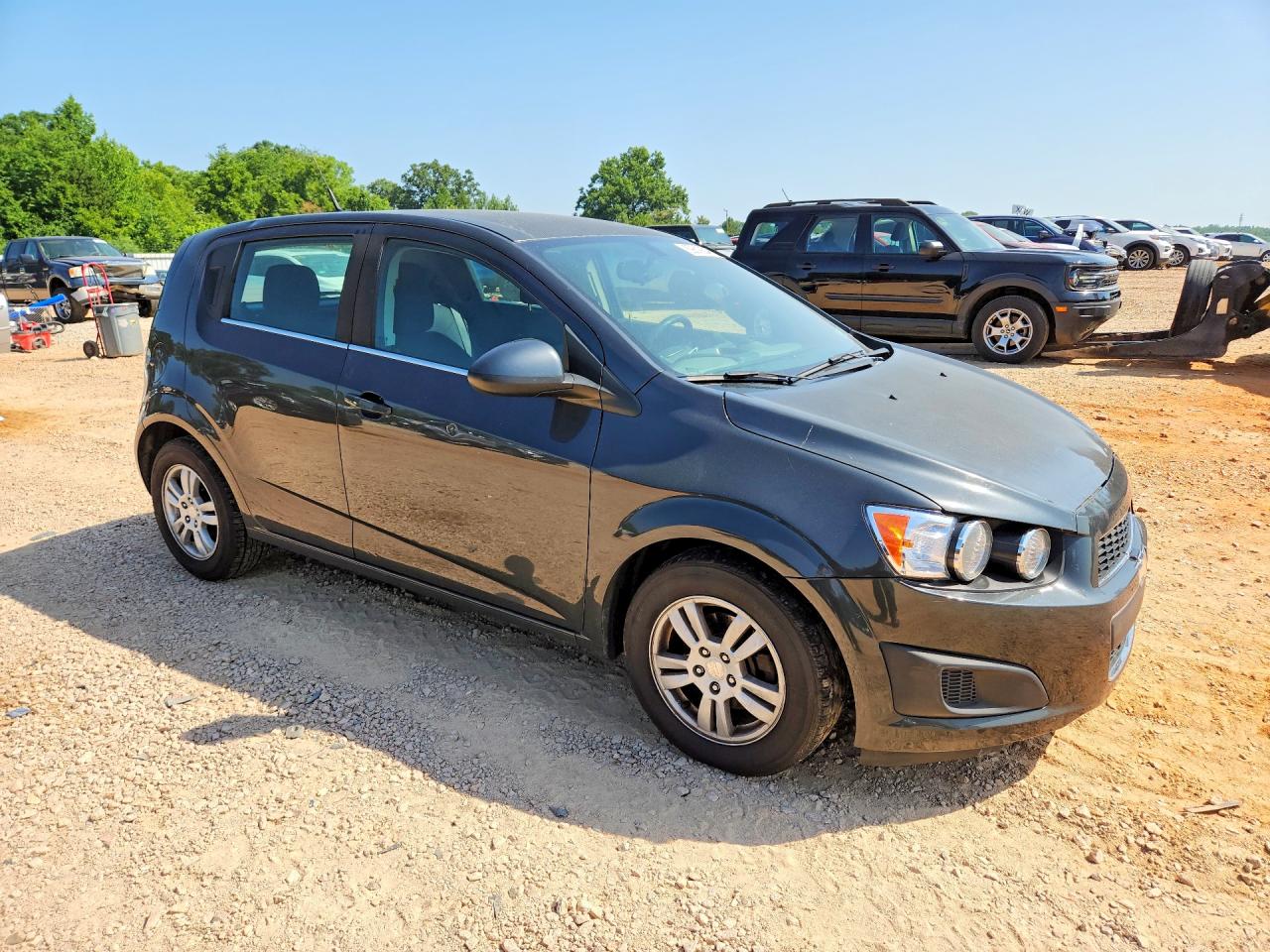 2014 Chevrolet Sonic Lt Gray vin: 1G1JC6SH6E4230054