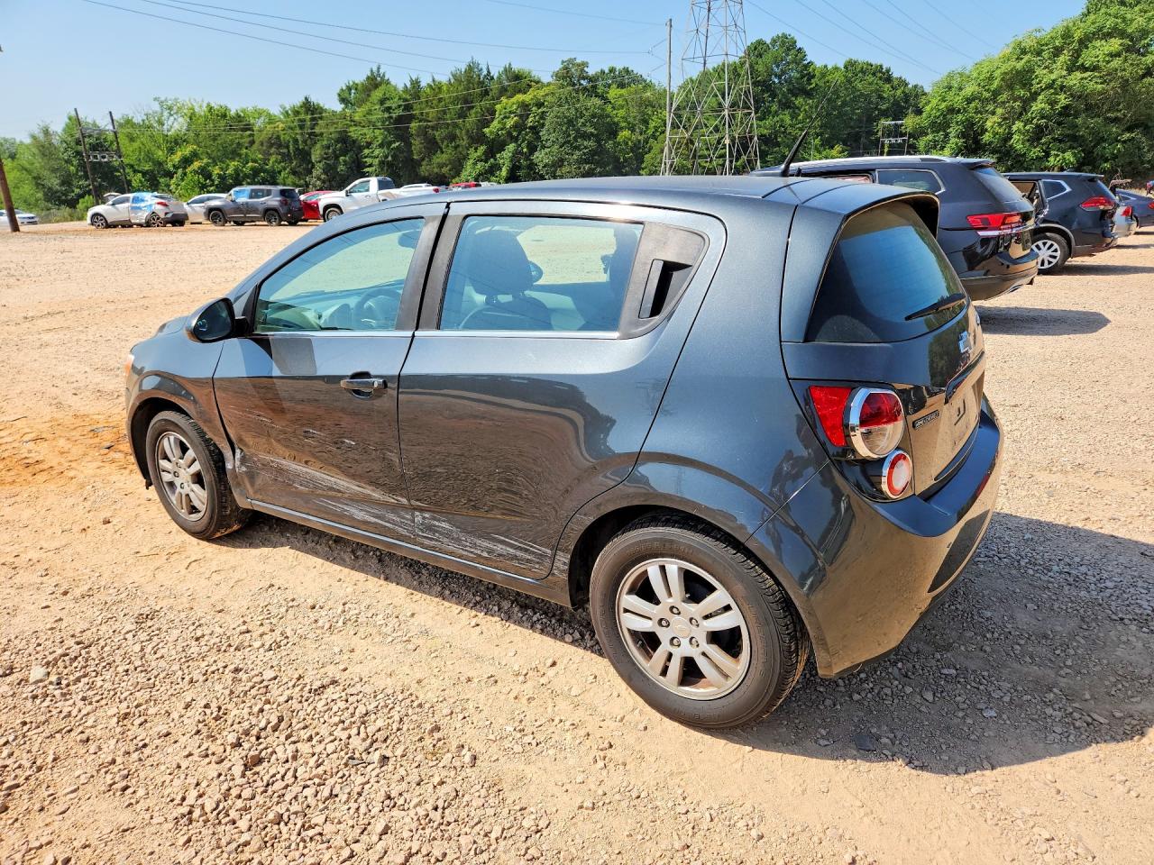 2014 Chevrolet Sonic Lt Gray vin: 1G1JC6SH6E4230054