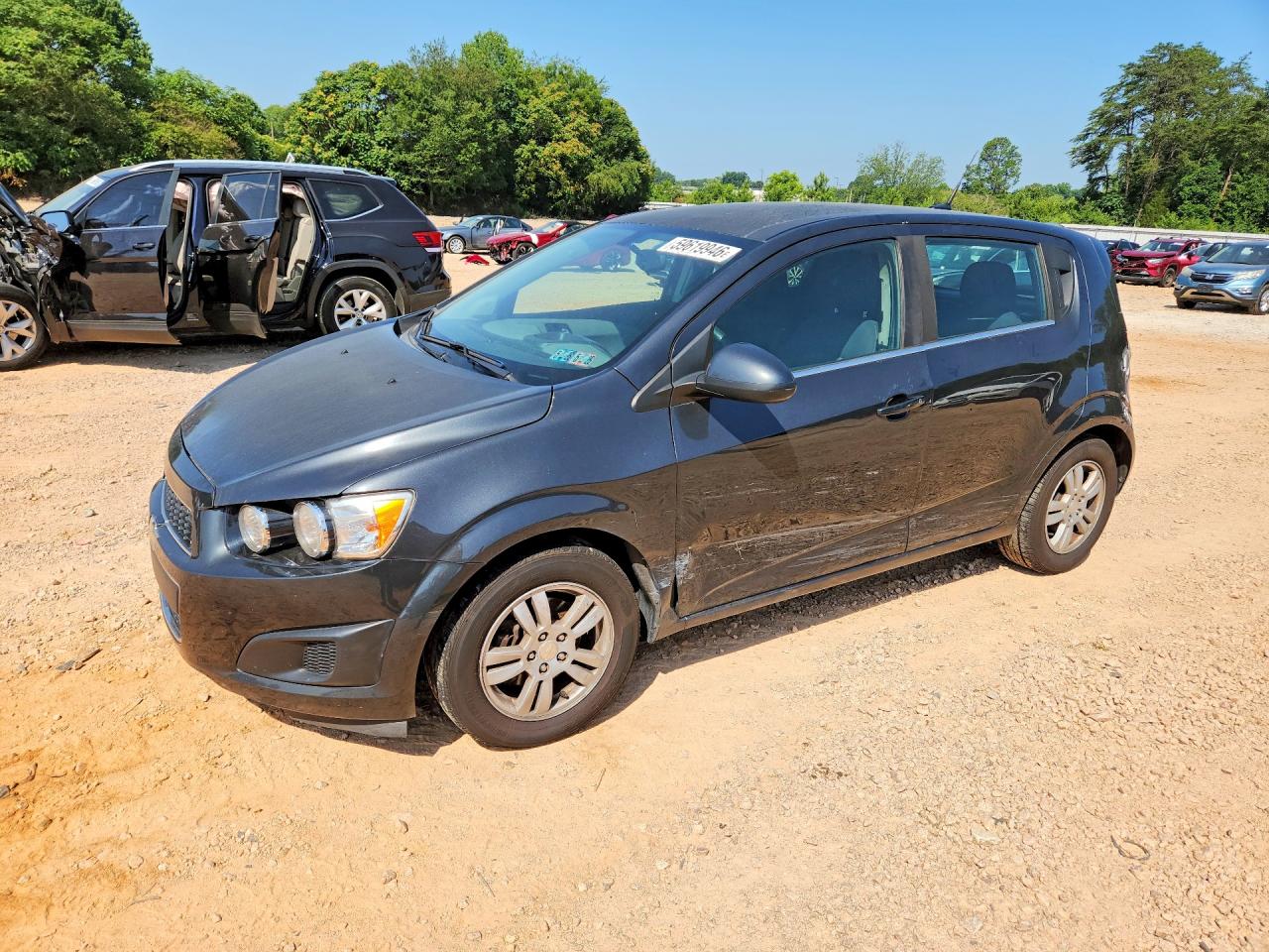2014 Chevrolet Sonic Lt Gray vin: 1G1JC6SH6E4230054