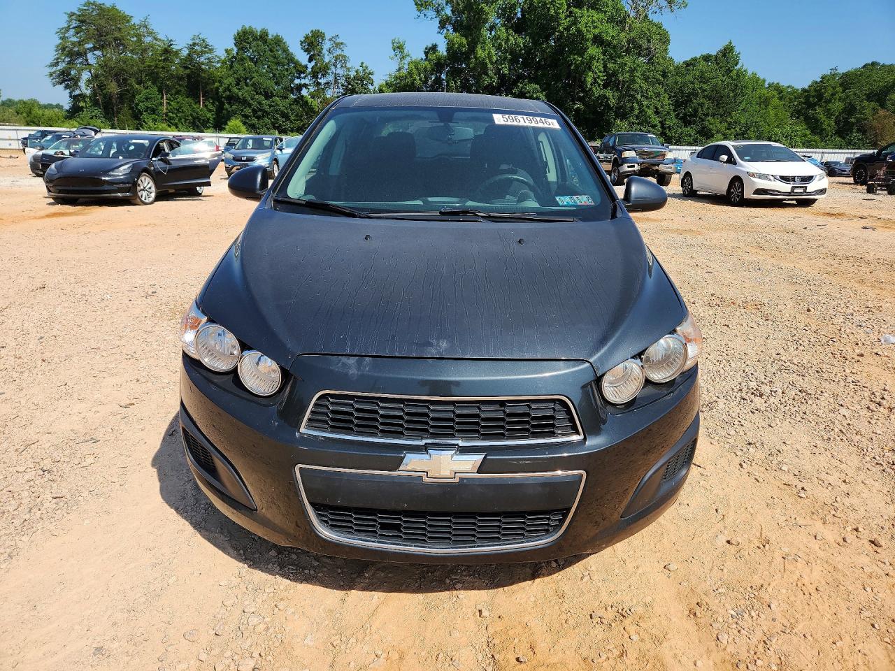 2014 Chevrolet Sonic Lt Gray vin: 1G1JC6SH6E4230054
