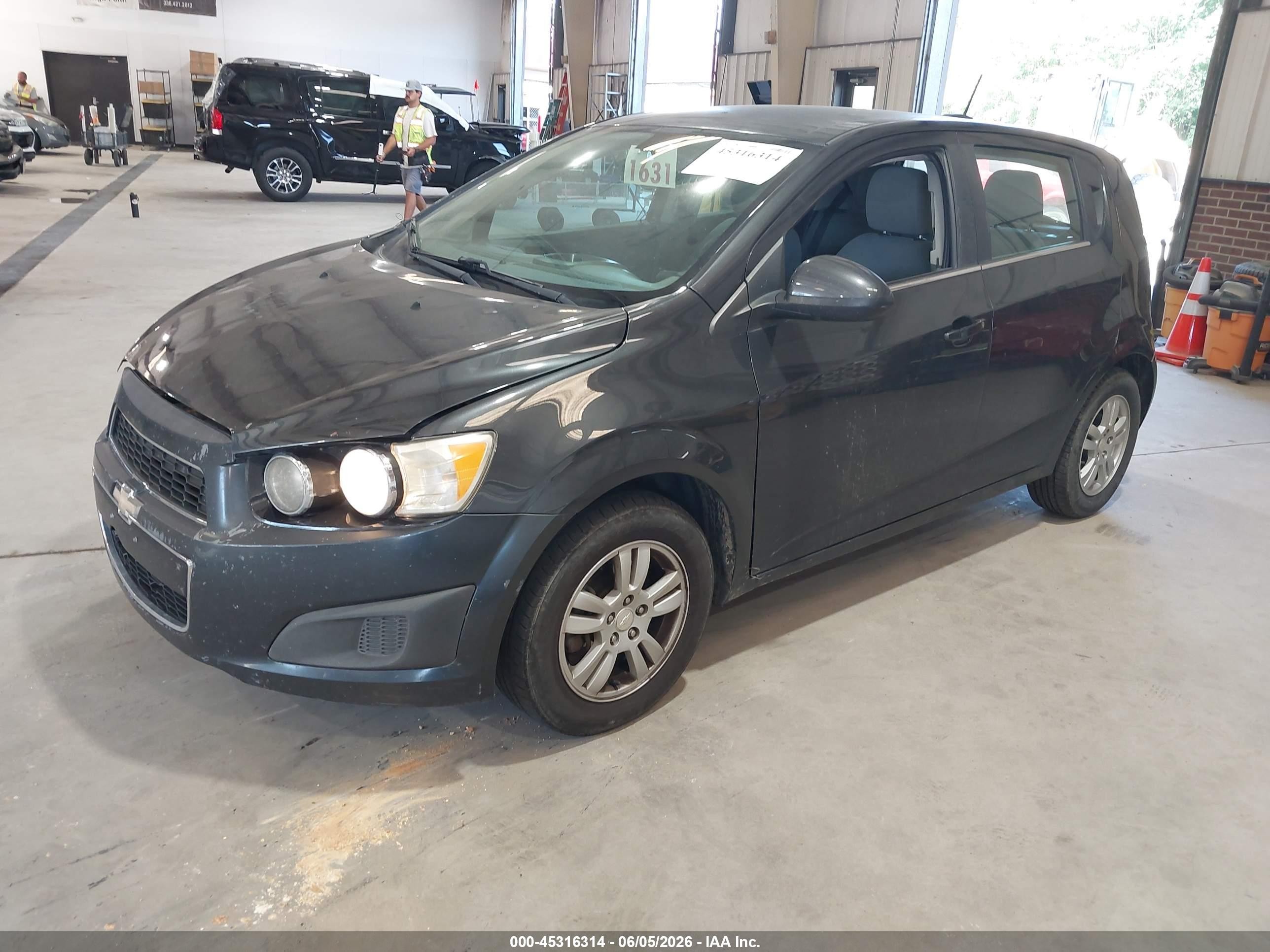 2015 Chevrolet Sonic Lt Auto Серый vin: 1G1JC6SH6F4124883