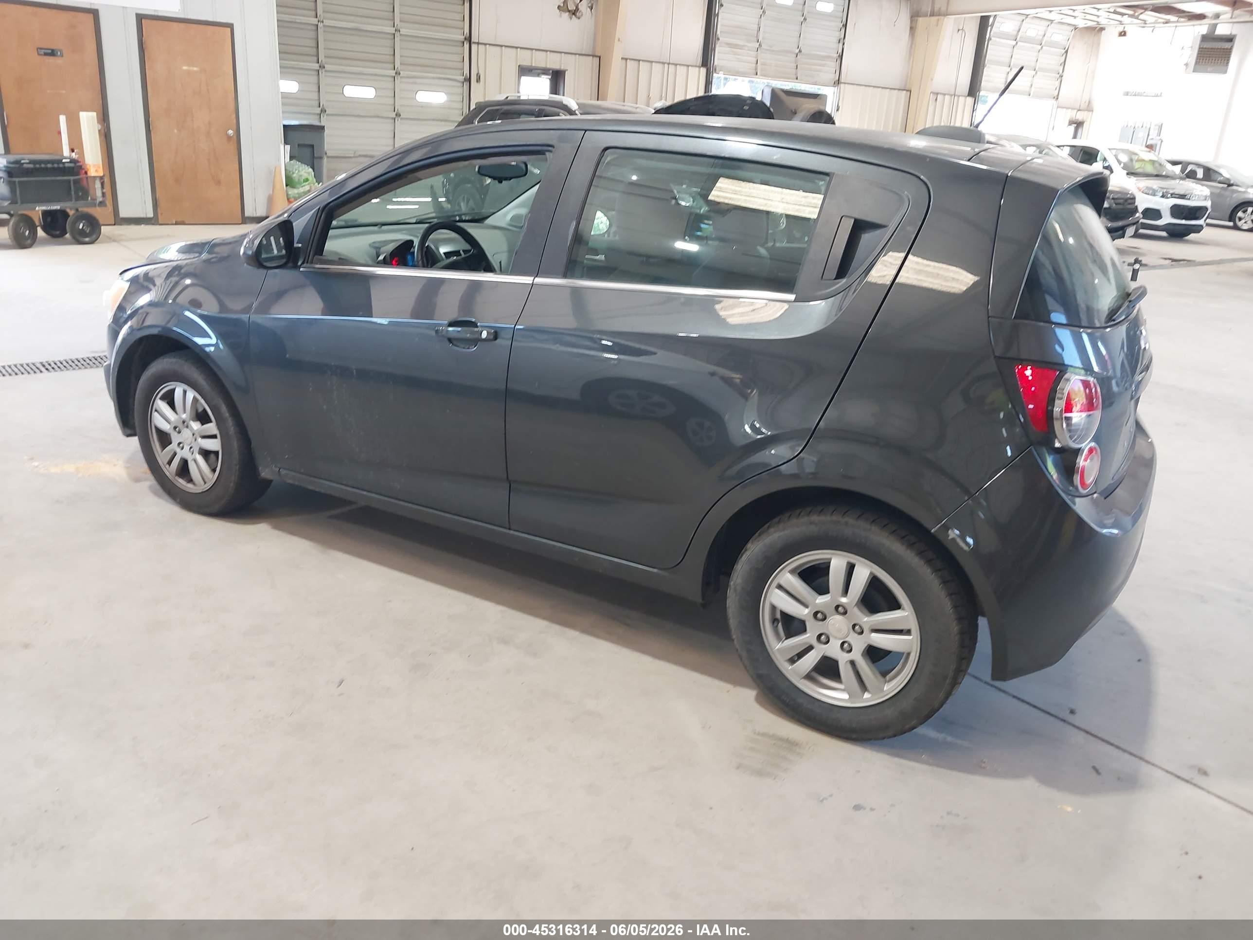 2015 Chevrolet Sonic Lt Auto Серый vin: 1G1JC6SH6F4124883