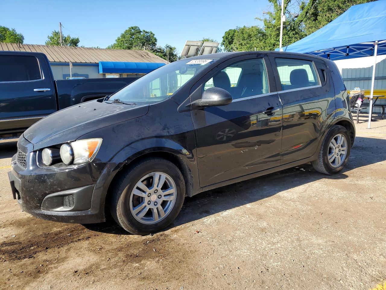 2015 Chevrolet Sonic Lt Black vin: 1G1JC6SH6F4177566