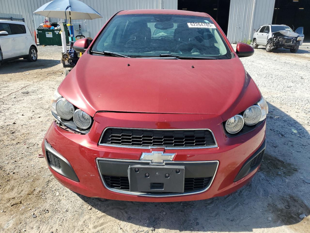 2012 Chevrolet Sonic Lt Red vin: 1G1JC6SH7C4122281