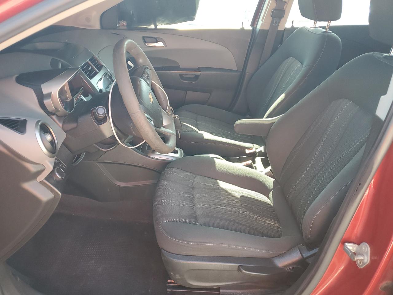 2012 Chevrolet Sonic Lt Red vin: 1G1JC6SH7C4122281