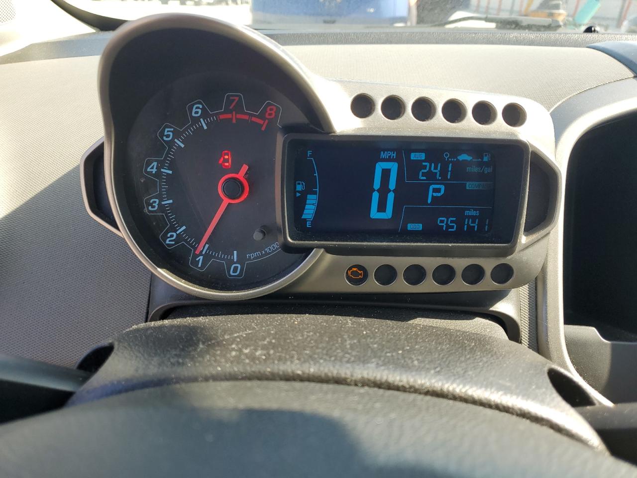 2012 Chevrolet Sonic Lt Red vin: 1G1JC6SH7C4122281