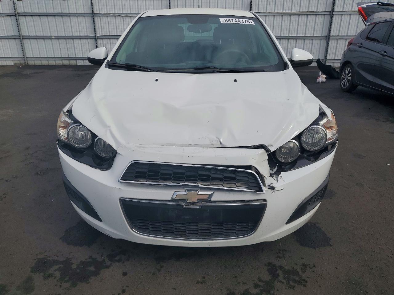 2013 Chevrolet Sonic Lt White vin: 1G1JC6SH7D4155783
