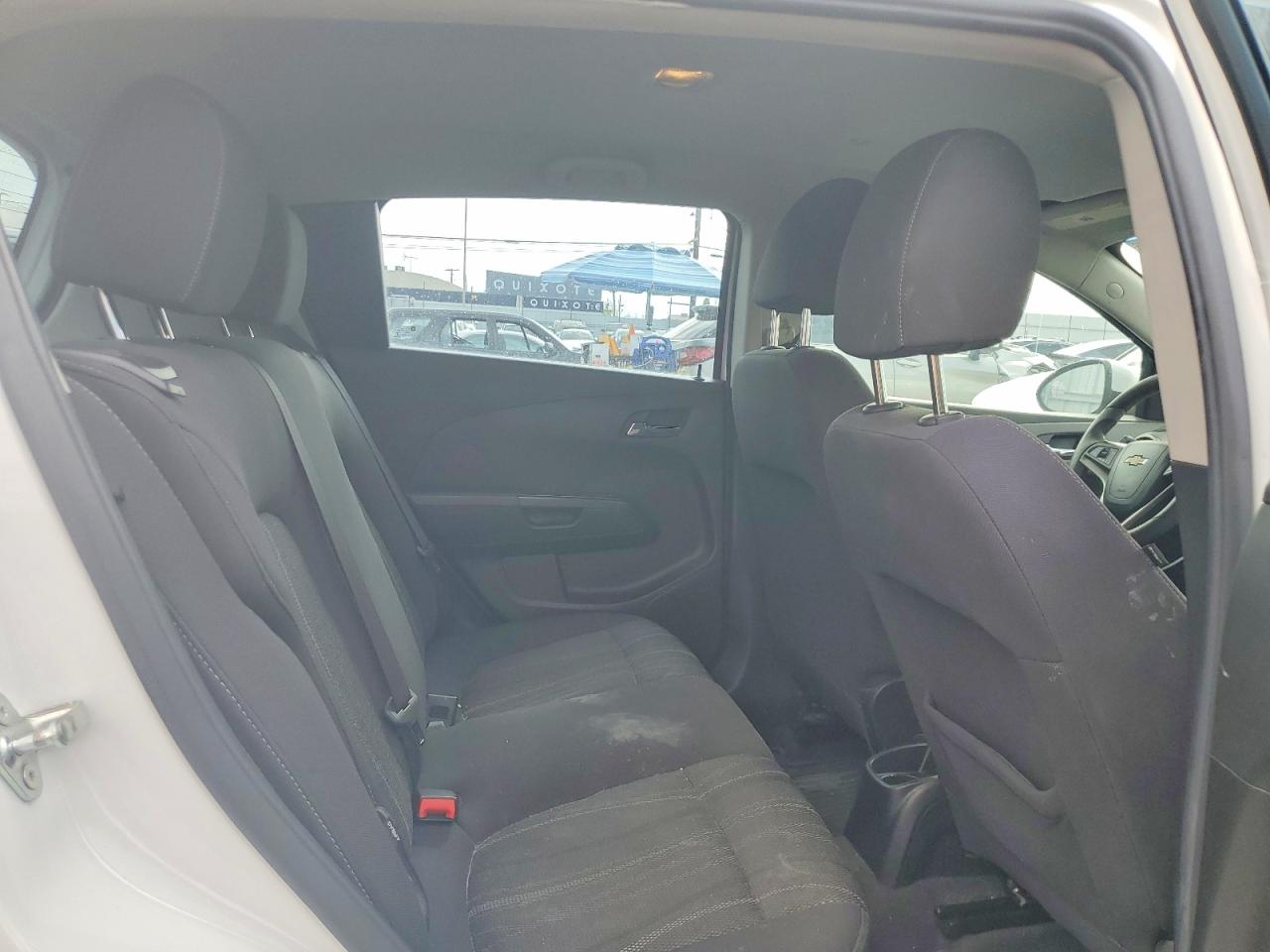 2013 Chevrolet Sonic Lt White vin: 1G1JC6SH7D4155783