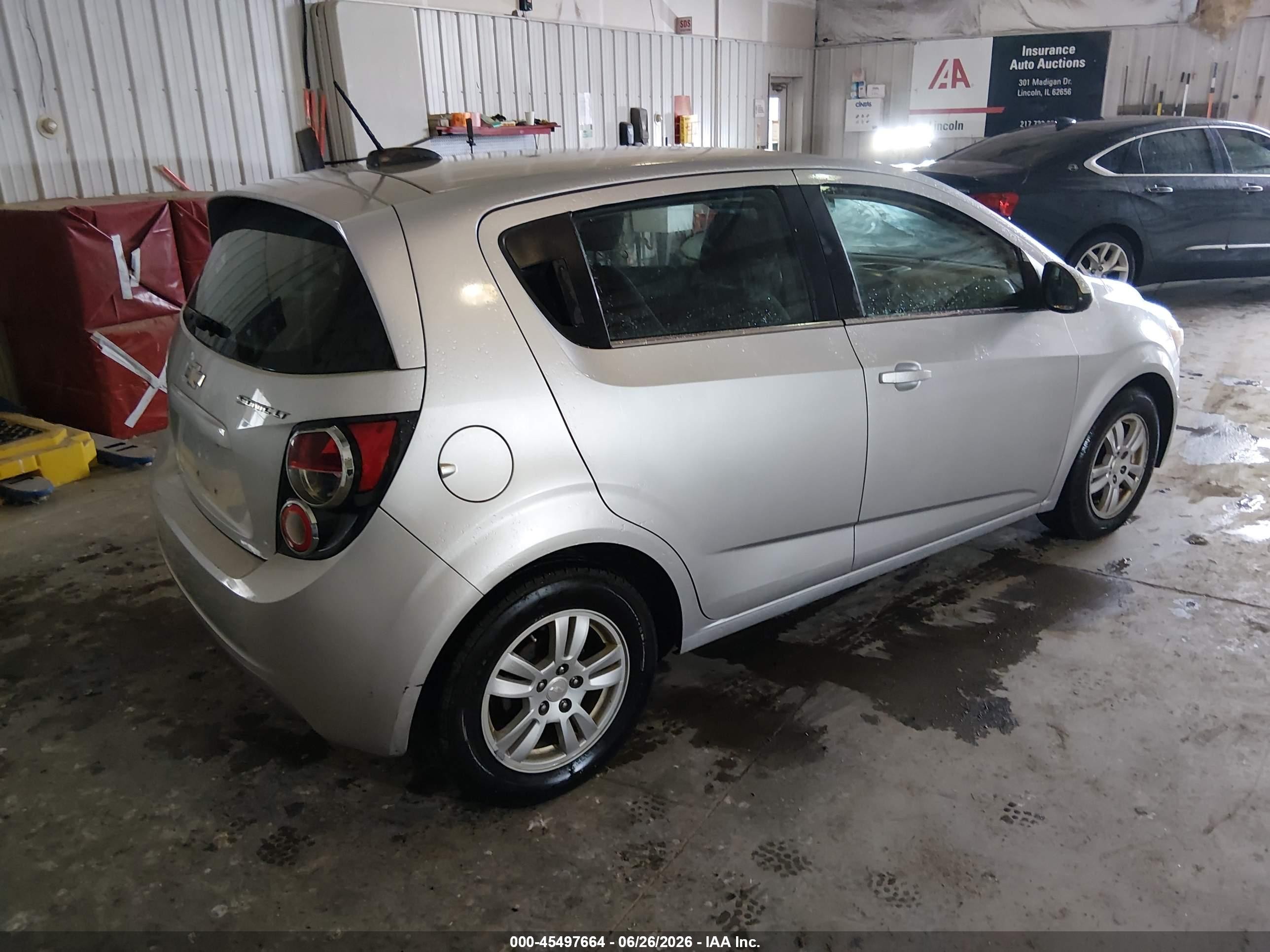 2015 Chevrolet Sonic Lt Auto Silver vin: 1G1JC6SH7F4111558
