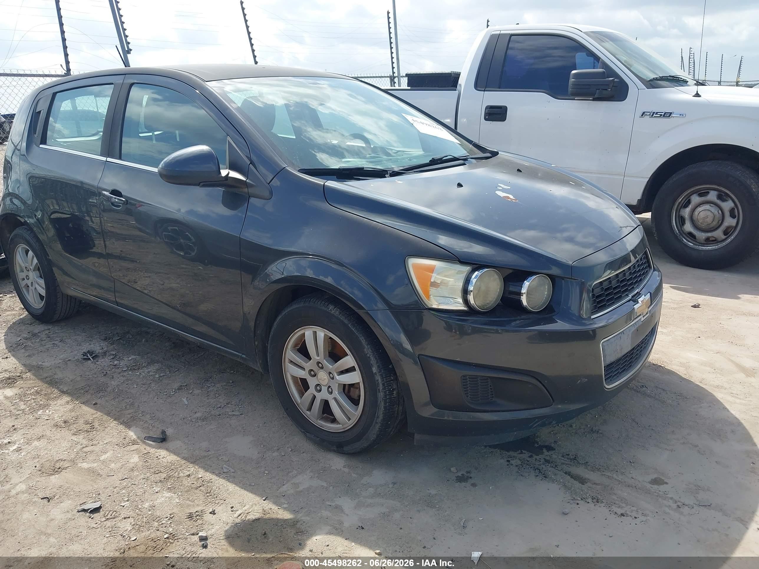 2015 Chevrolet Sonic Lt Auto Black vin: 1G1JC6SH7F4131857
