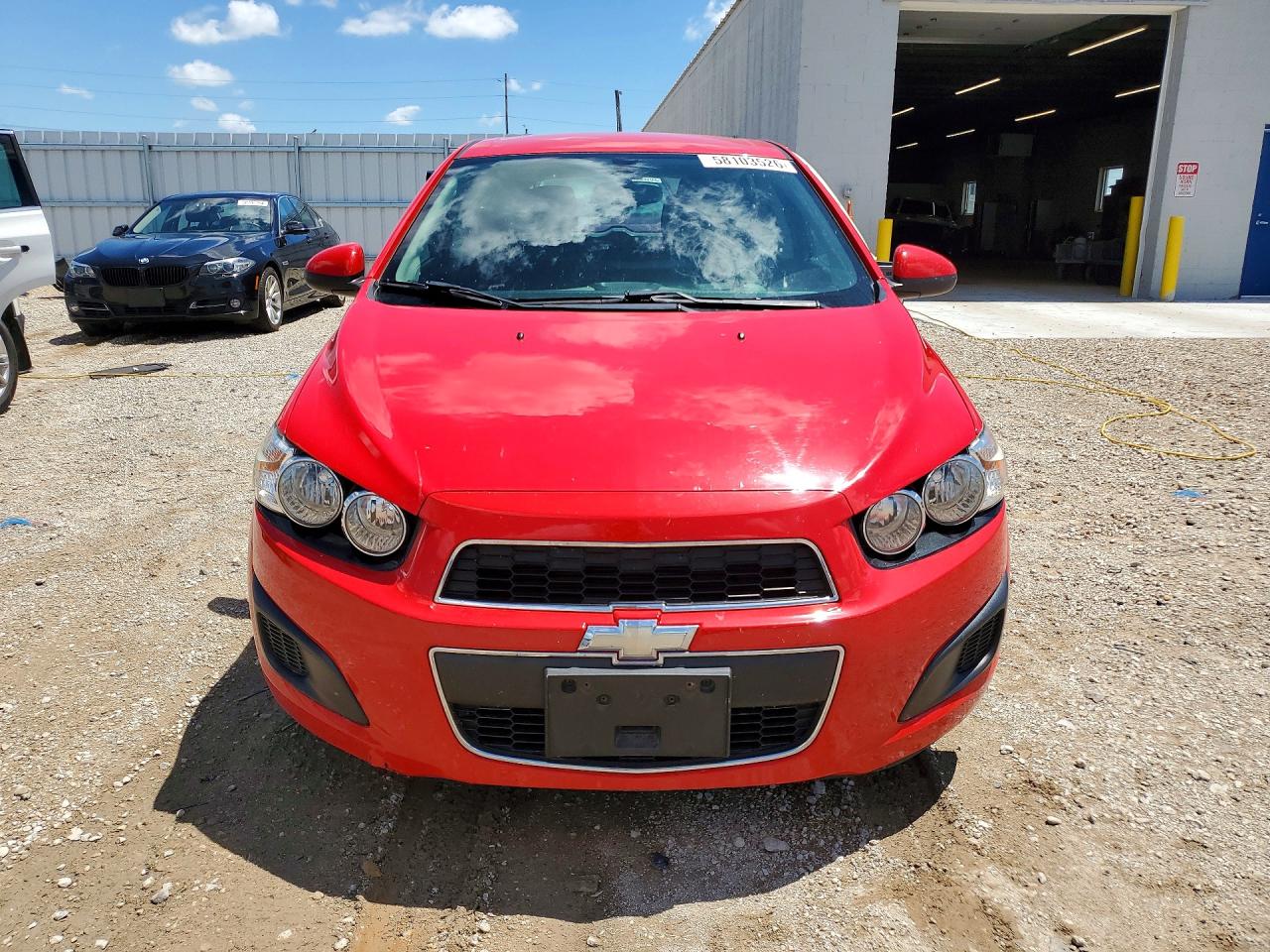 2015 Chevrolet Sonic Lt Red vin: 1G1JC6SH7F4177866