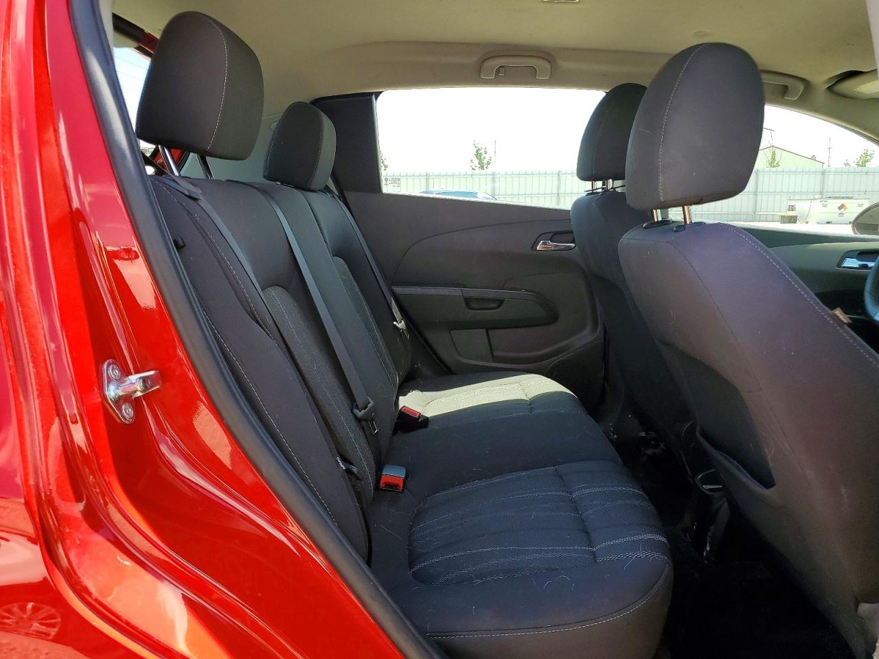2015 Chevrolet Sonic Lt Red vin: 1G1JC6SH7F4177866