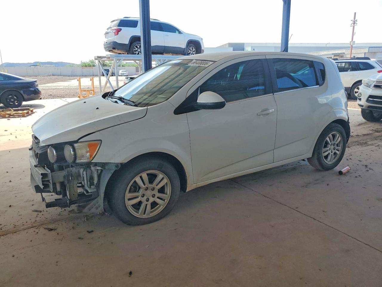 2013 Chevrolet Sonic Lt White vin: 1G1JC6SH8D4170471