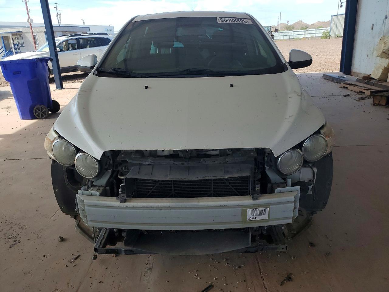 2013 Chevrolet Sonic Lt White vin: 1G1JC6SH8D4170471