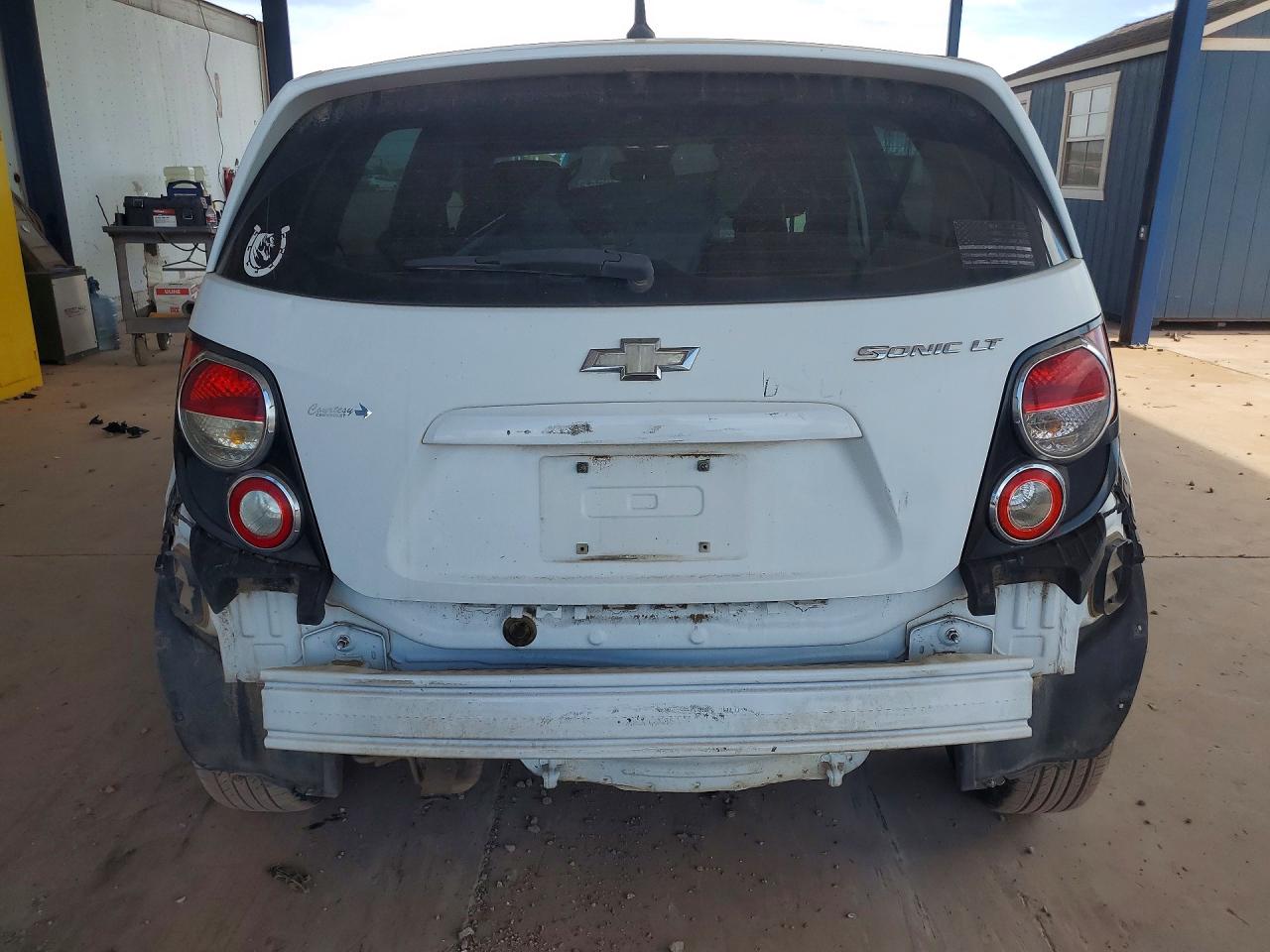 2013 Chevrolet Sonic Lt White vin: 1G1JC6SH8D4170471