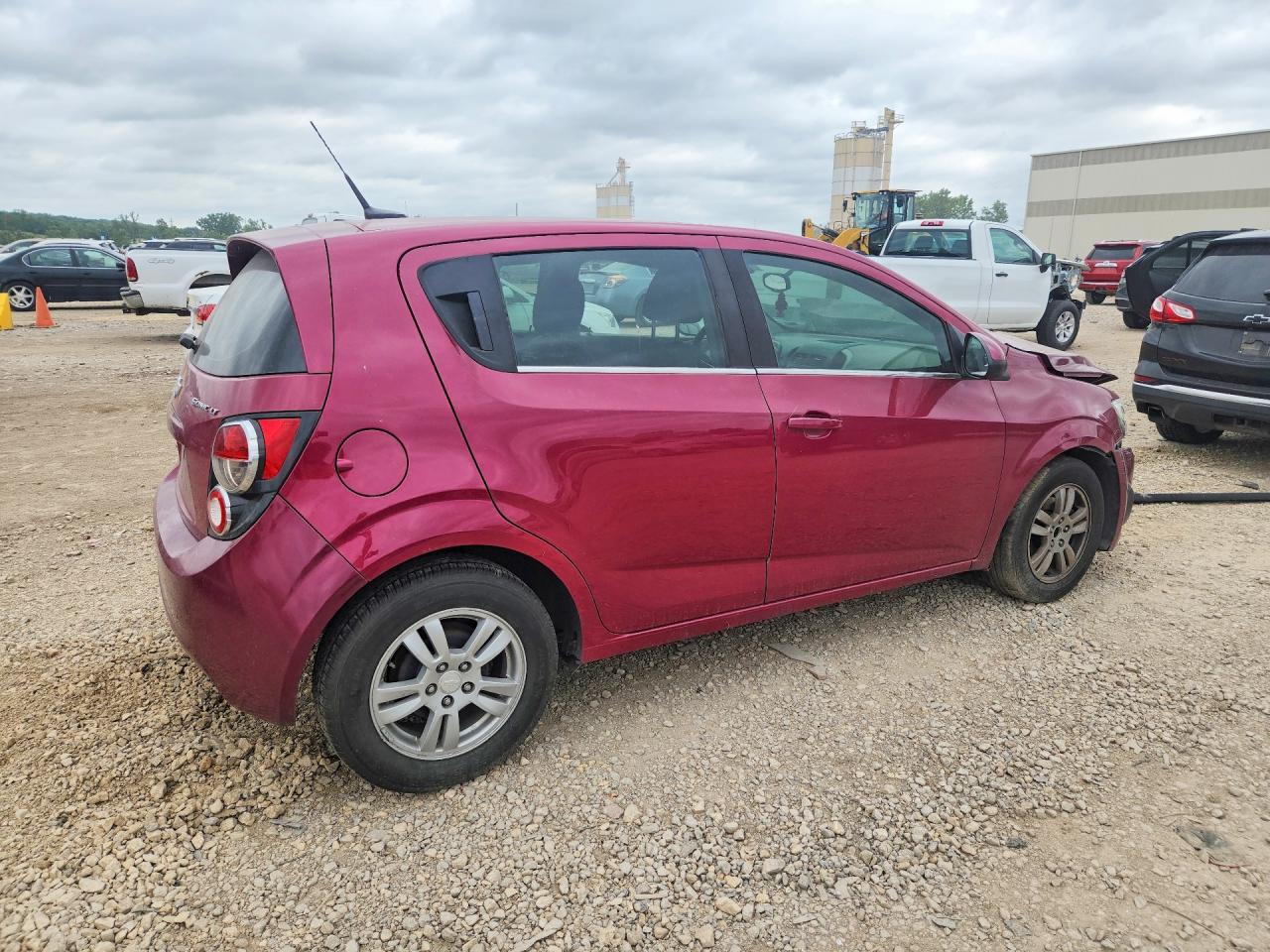 2014 Chevrolet Sonic Lt Purple vin: 1G1JC6SH8E4124642