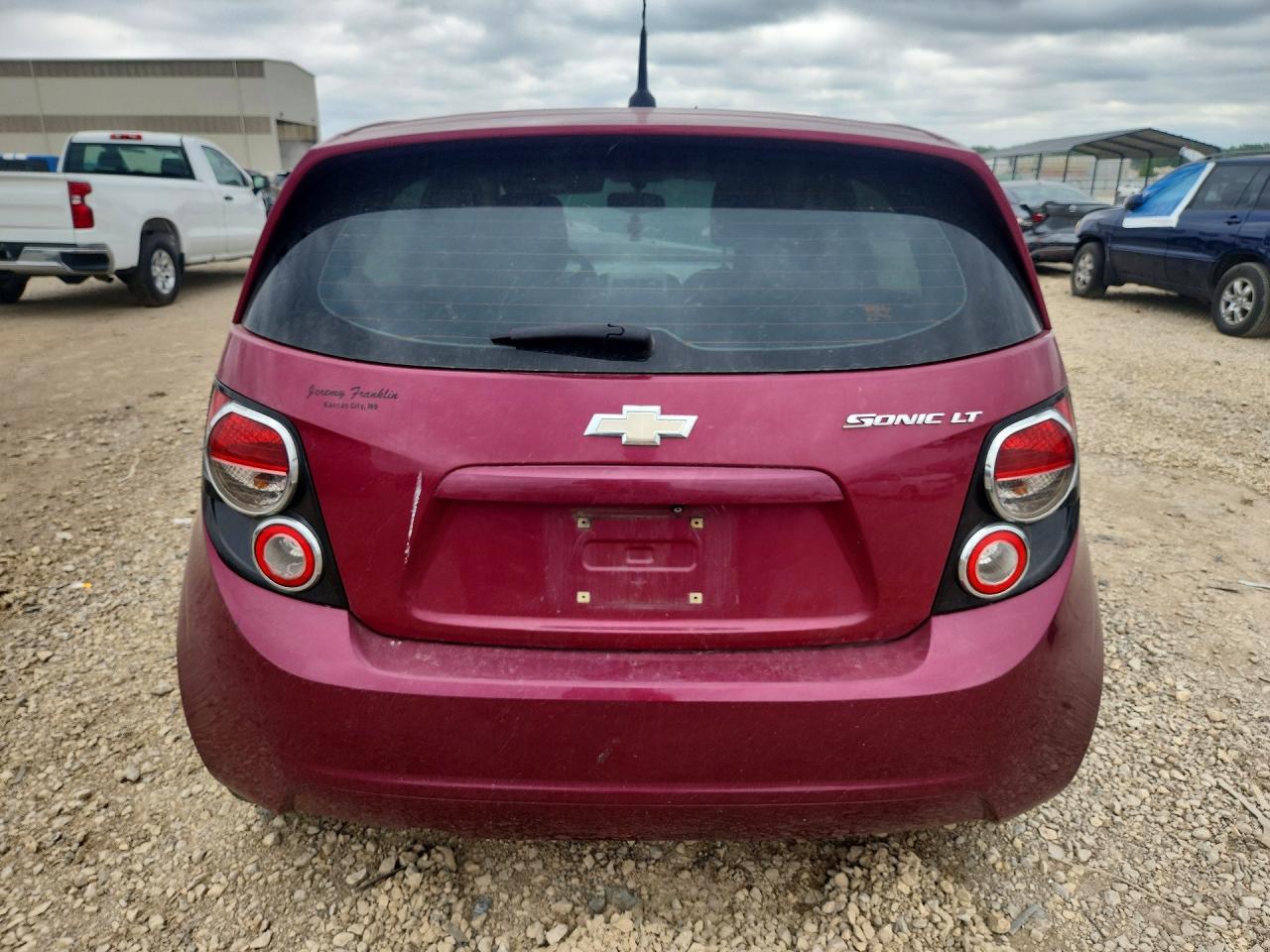 2014 Chevrolet Sonic Lt Purple vin: 1G1JC6SH8E4124642