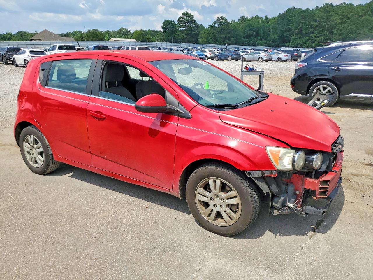 2015 Chevrolet Sonic Lt Красный vin: 1G1JC6SH8F4111858