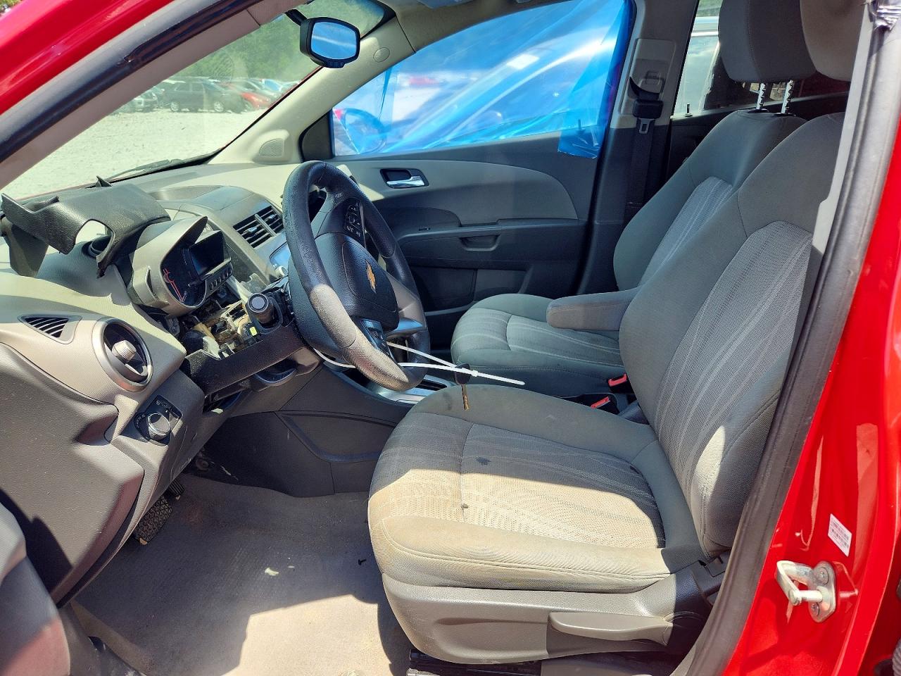 2015 Chevrolet Sonic Lt Красный vin: 1G1JC6SH8F4111858