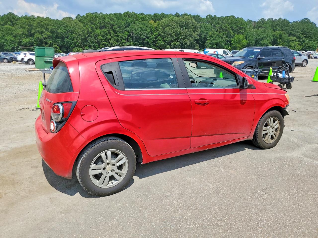 2015 Chevrolet Sonic Lt Красный vin: 1G1JC6SH8F4111858