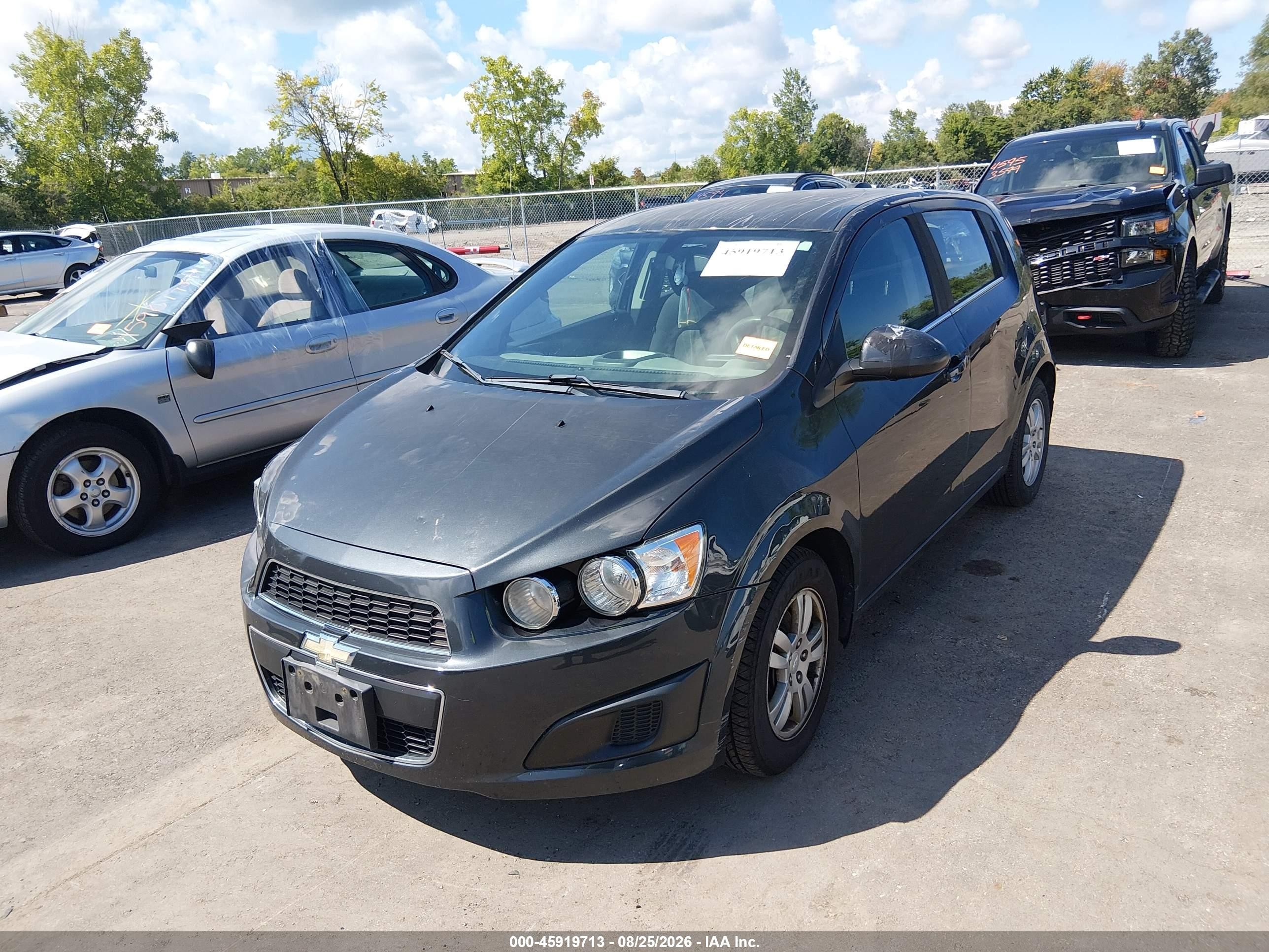 2015 Chevrolet Sonic Lt Auto Gray vin: 1G1JC6SH8F4164883