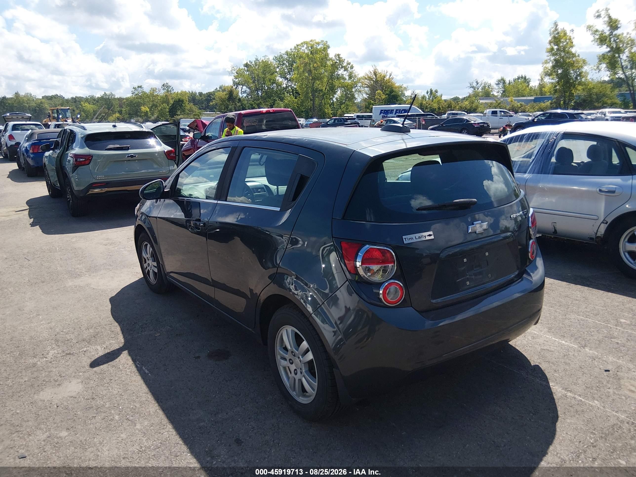 2015 Chevrolet Sonic Lt Auto Gray vin: 1G1JC6SH8F4164883
