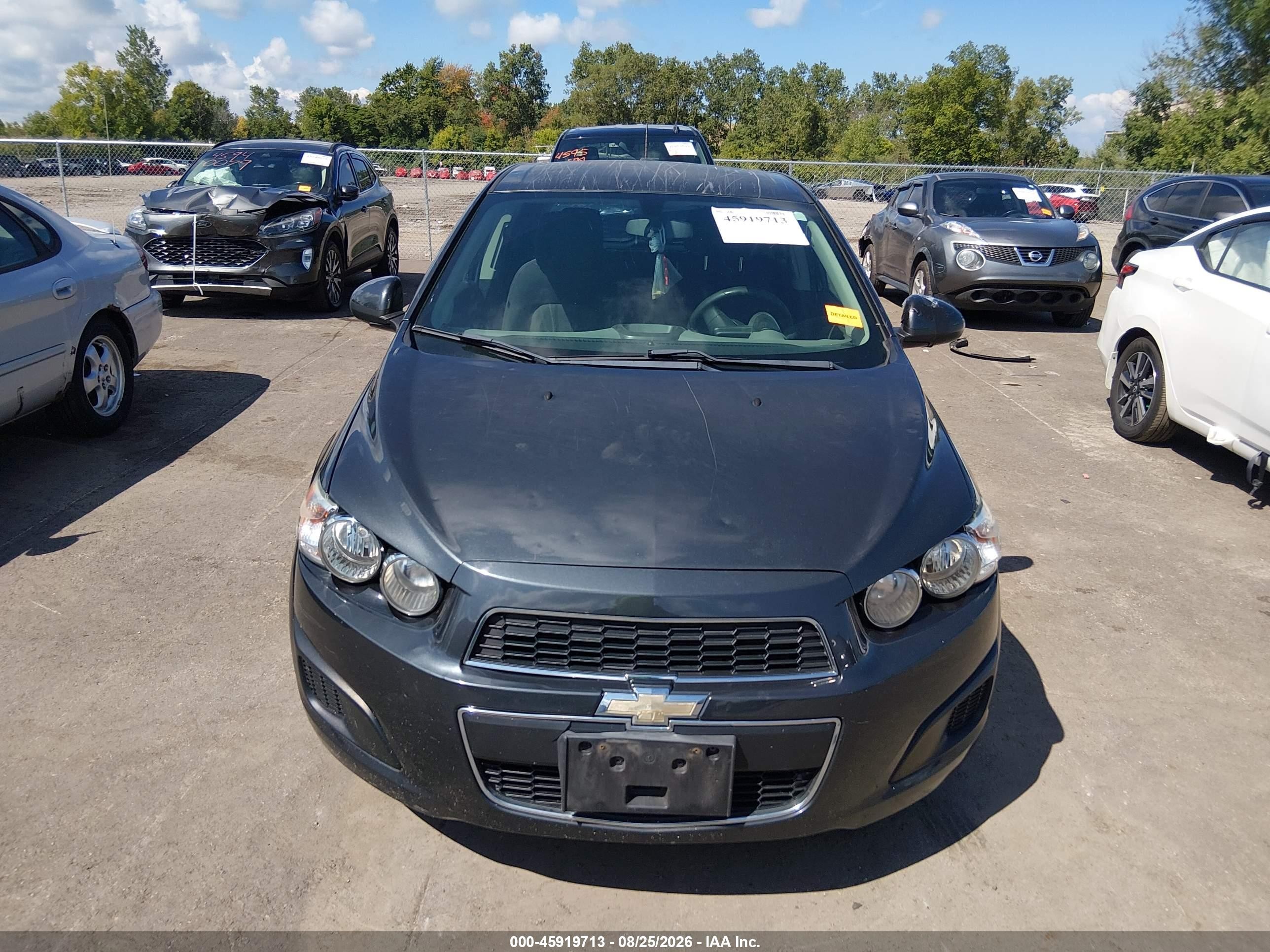 2015 Chevrolet Sonic Lt Auto Gray vin: 1G1JC6SH8F4164883