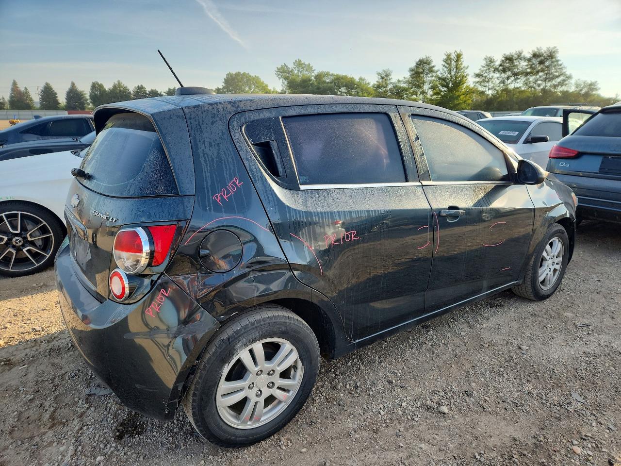 2015 Chevrolet Sonic Lt Gray vin: 1G1JC6SH8F4195423